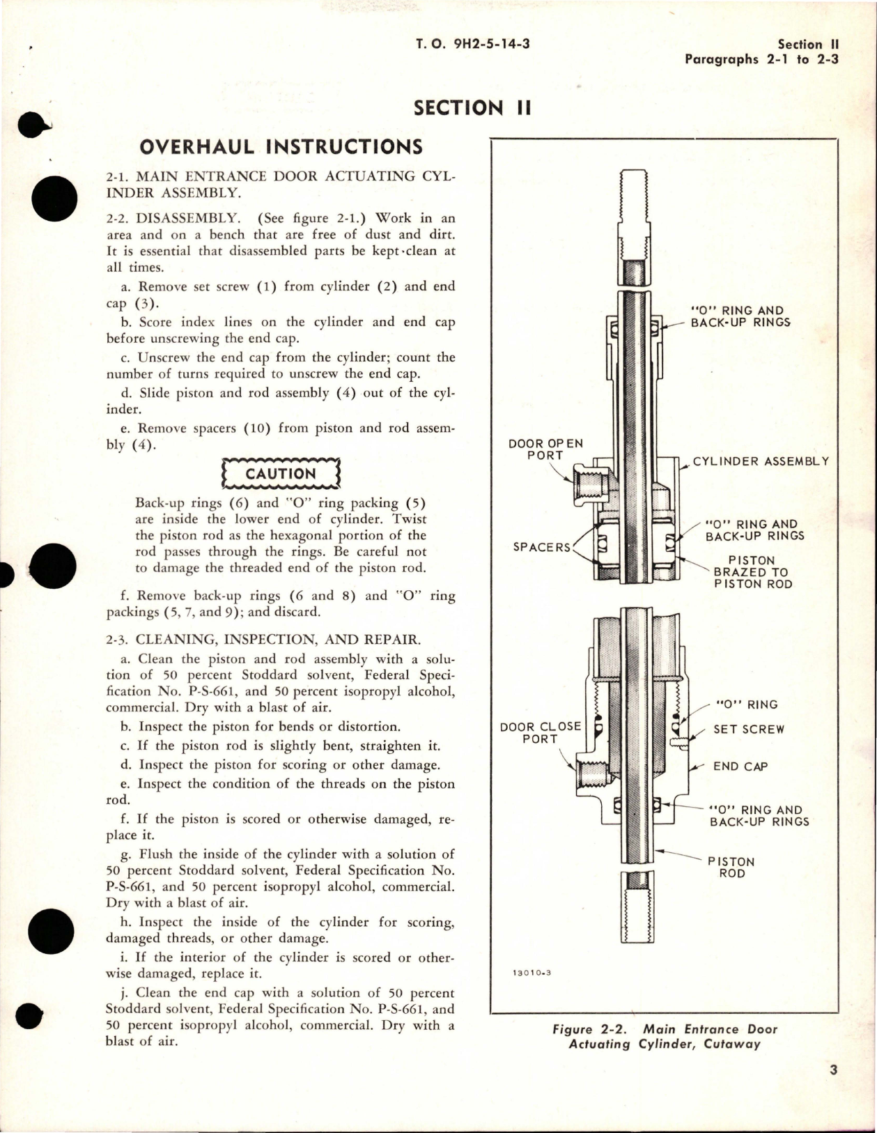 Sample page 5 from AirCorps Library document: Overhaul Instructions for Main Entrance Door Actuating Cylinder - Part 240-3111672-0