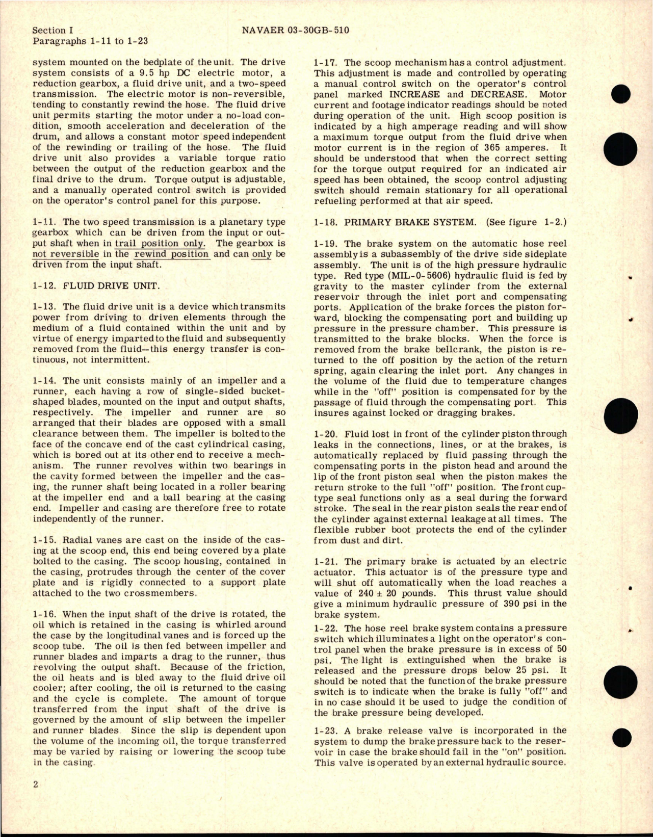 Sample page 8 from AirCorps Library document: Operation and Maintenance Instructions for Automatic Hose Reel Assemblies - Models A-12C, A-12A-2, and A-12C-1