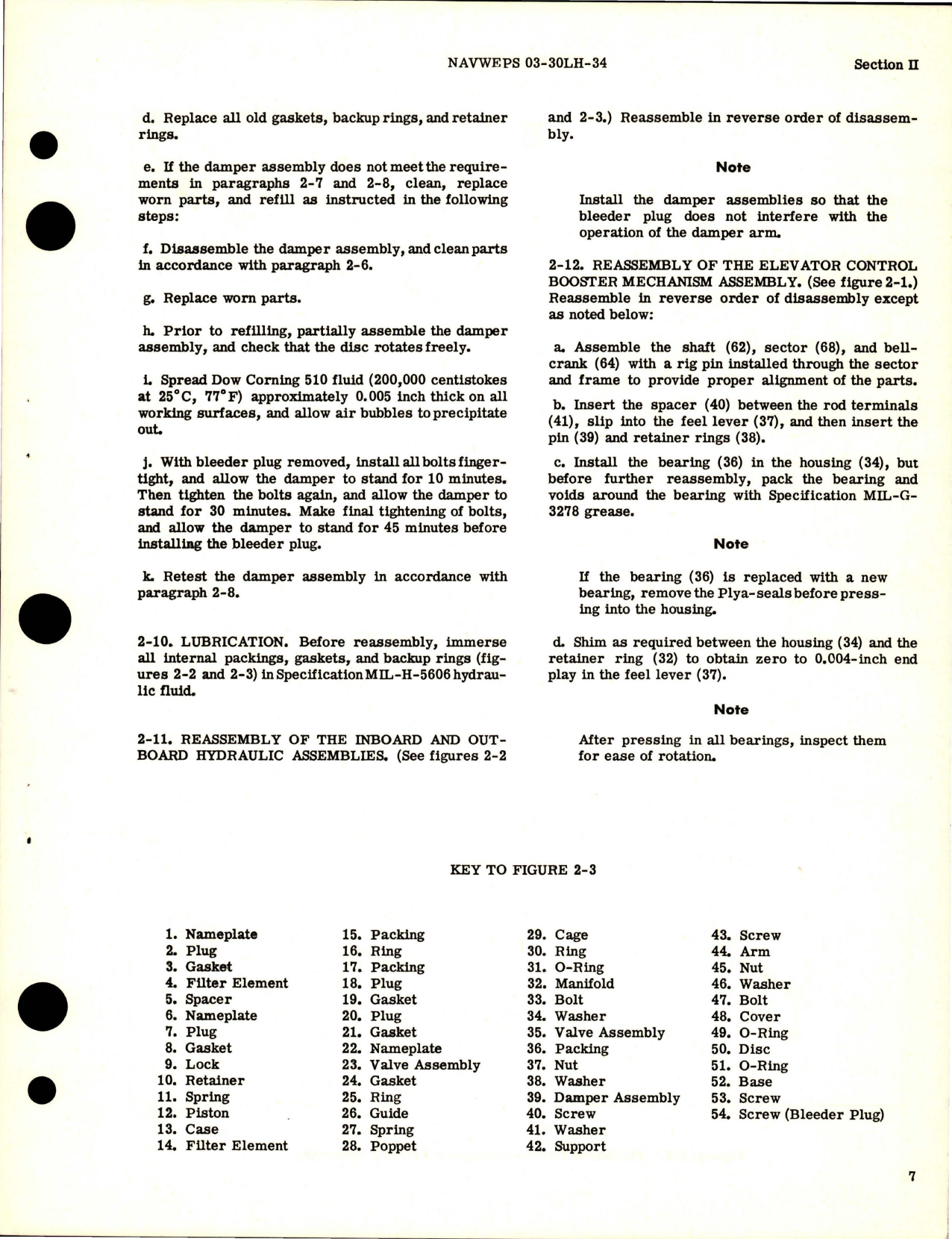 Sample page 9 from AirCorps Library document: Overhaul Instructions for Elevator Control Booster Mechanism Assembly - Parts 374461-601 and 374461-605