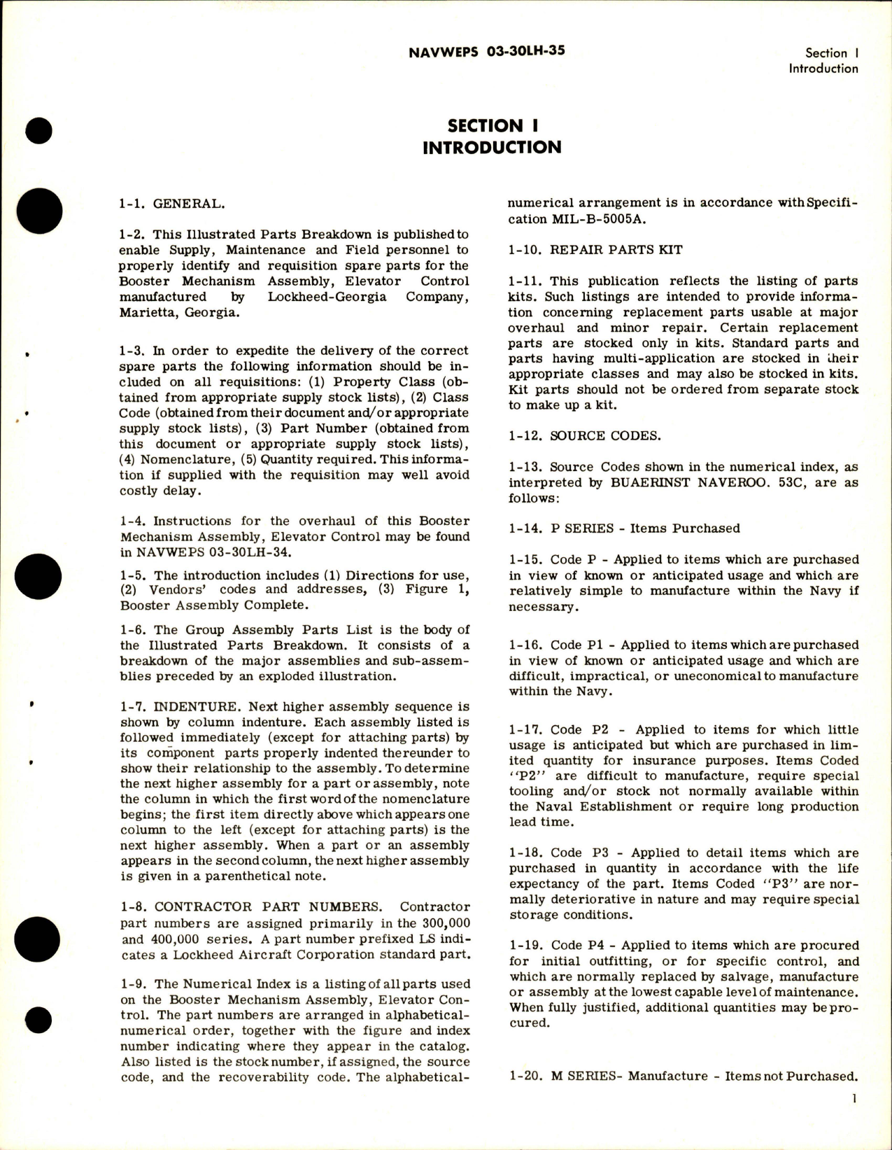 Sample page 5 from AirCorps Library document: Illustrated Parts Breakdown for Elevator Booster Assembly - Parts 374461-601 and 374461-605