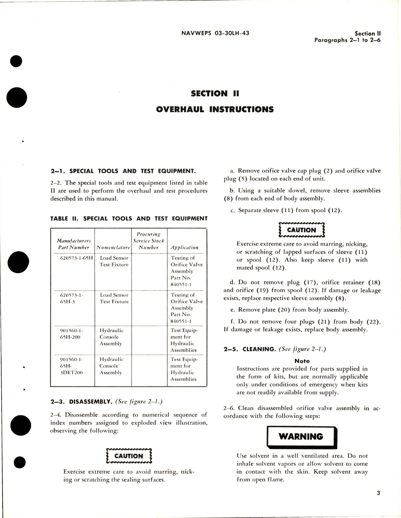 Sample page 5 from AirCorps Library document: Overhaul Instructions for Bypass Dual System Shutoff Orifice Valve Assembly - Part 840551-1