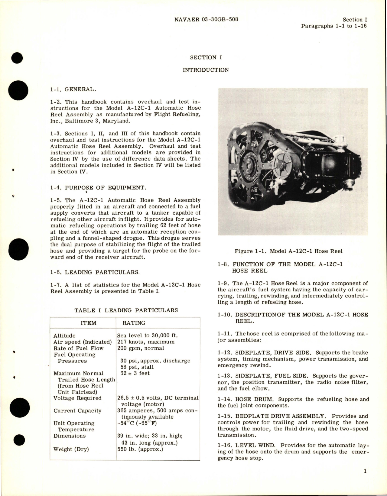 Sample page 5 from AirCorps Library document: Overhaul Instructions for Automatic Hose Reel Assemblies - Models A-12C, A-12A-2, and A-12C-1 