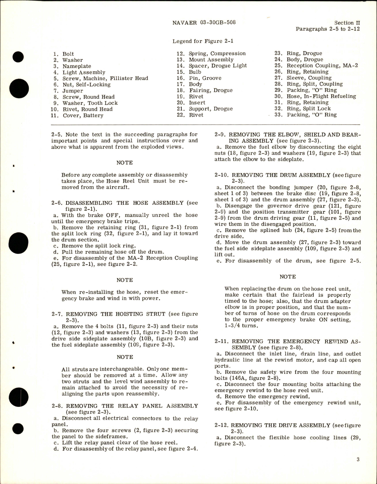 Sample page 7 from AirCorps Library document: Overhaul Instructions for Automatic Hose Reel Assemblies - Models A-12C, A-12A-2, and A-12C-1 