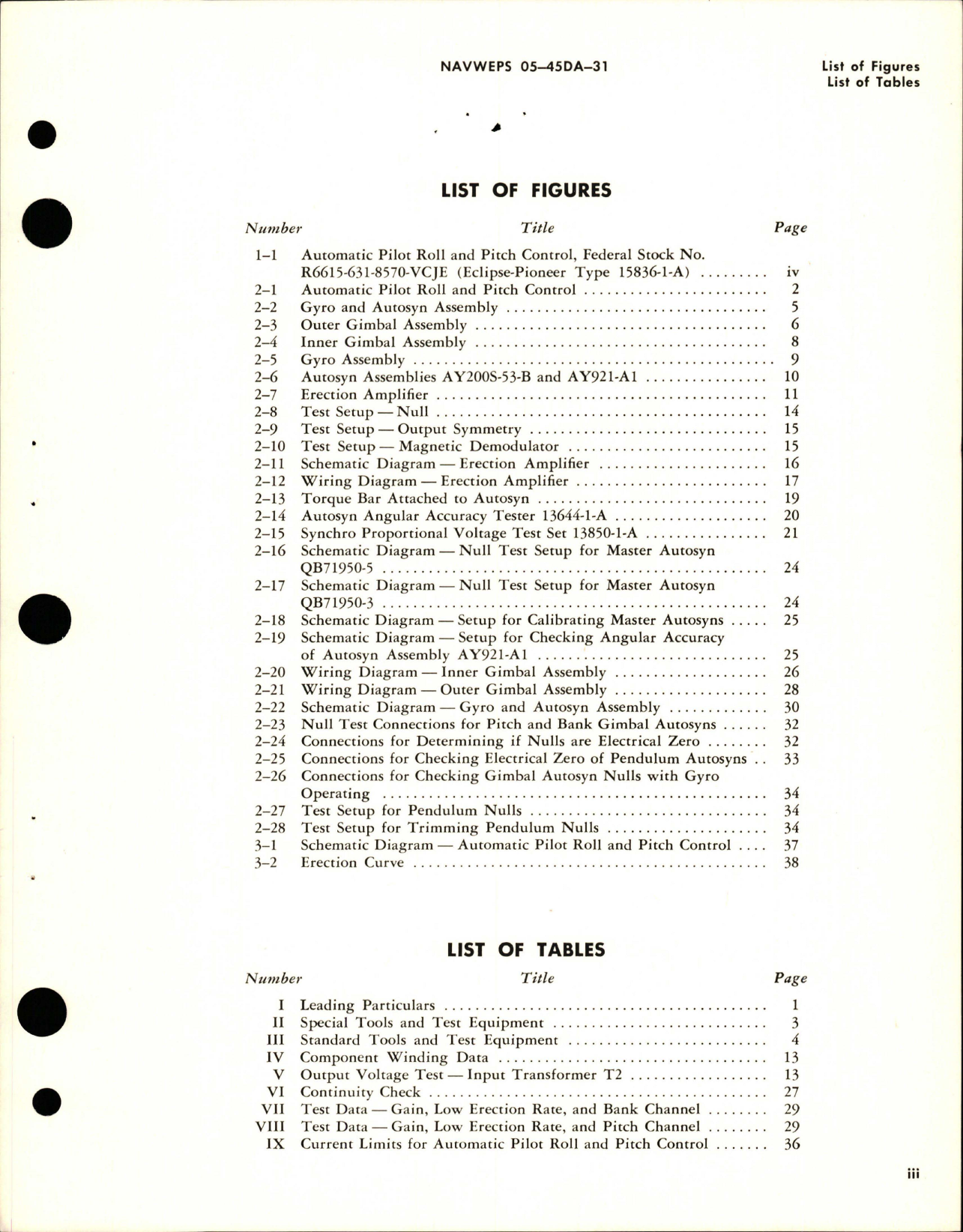 Sample page 5 from AirCorps Library document: Overhaul Instructions for Automatic Pilot Roll and Pitch Control - Part 15836-1-A 