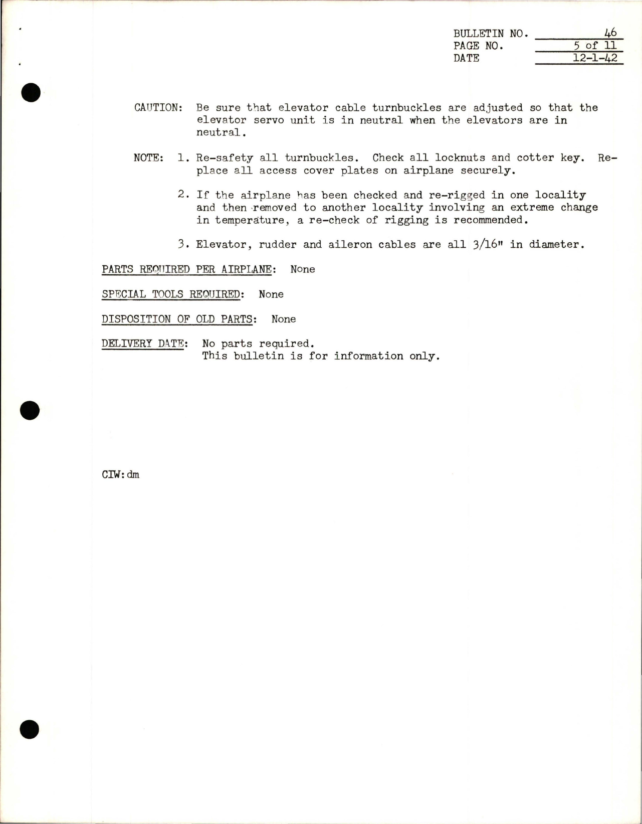Sample page 5 from AirCorps Library document: Checking and Re-Rigging of Primary Flight Controls (Ailerons-Rudder-Elevators)