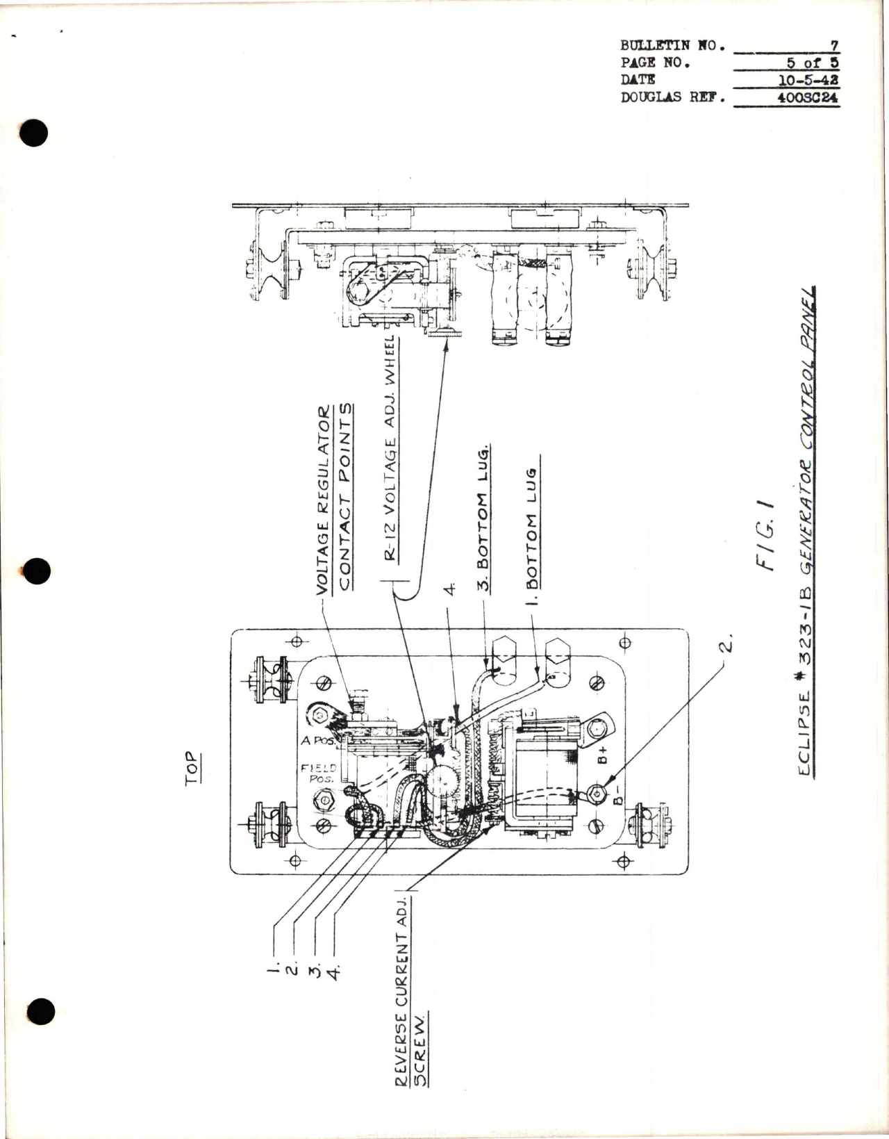 Sample page 5 from AirCorps Library document: Rework Generator Control Panels and Provide a Method of Adjustment - Eclipse 323-1A to 323-1B