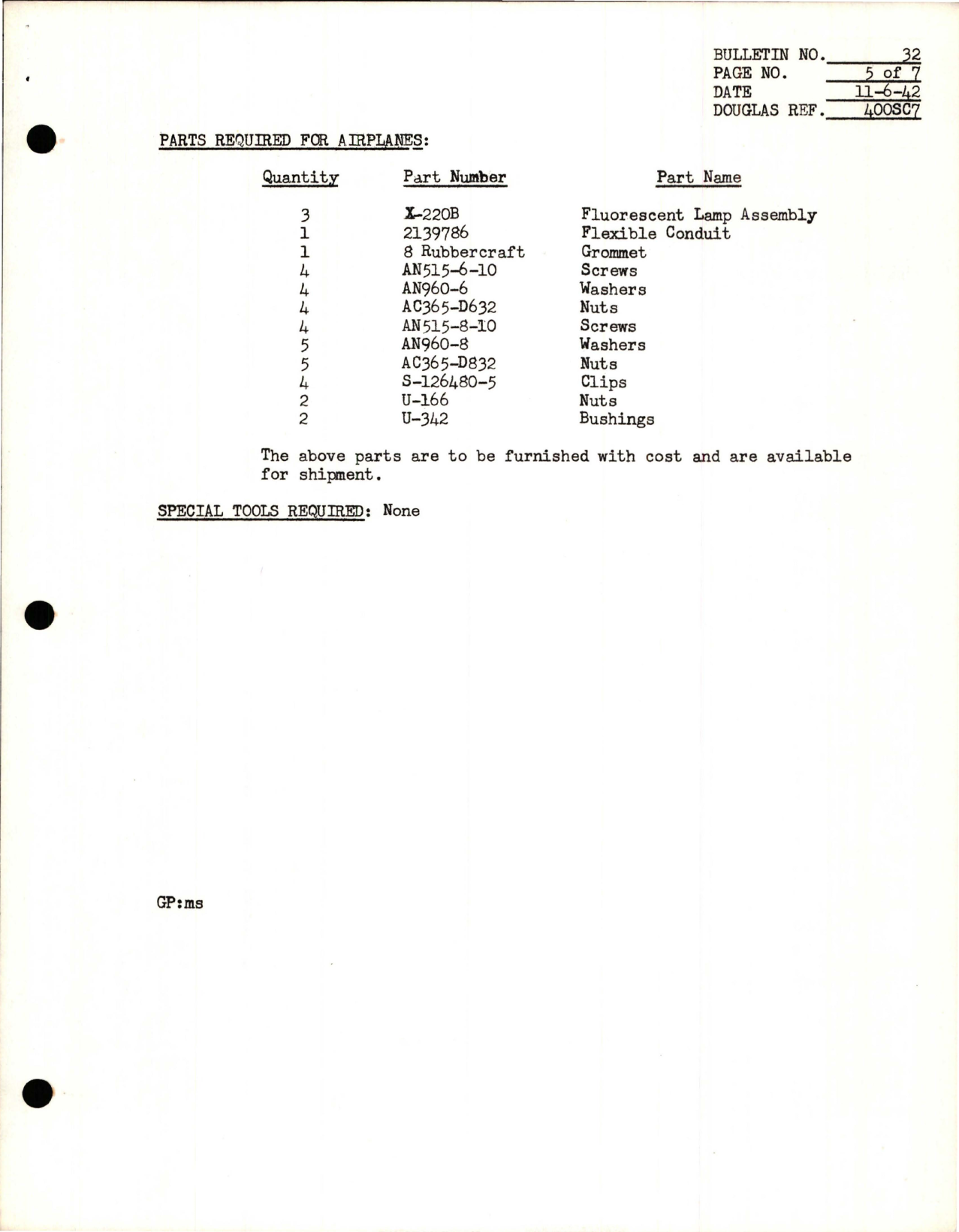 Sample page 5 from AirCorps Library document: Revision of Fluorescent Lights