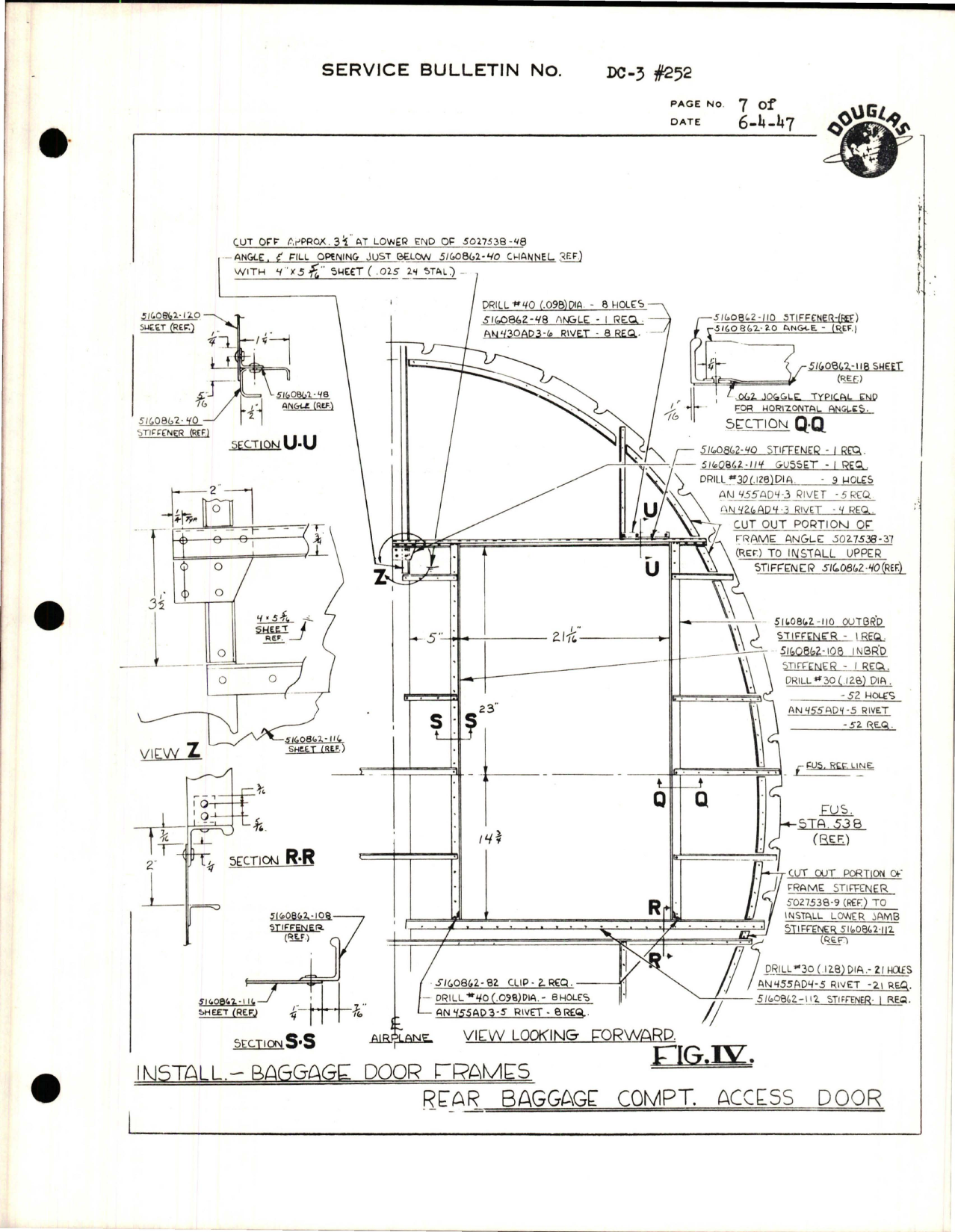 Sample page 7 from AirCorps Library document: Rear Baggage Compartment Access Door Vent