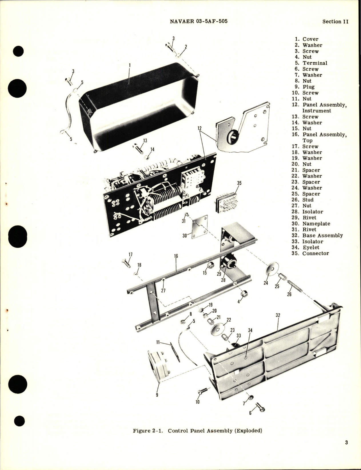 Sample page 5 from AirCorps Library document: Overhaul Instructions for AC Control Panel - Model A28A8799-3
