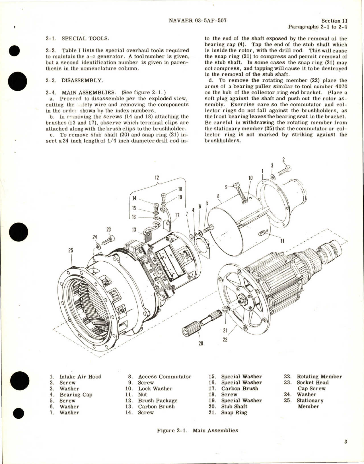 Sample page 5 from AirCorps Library document: Overhaul Instructions for AC Generator - Model A50J185-2 