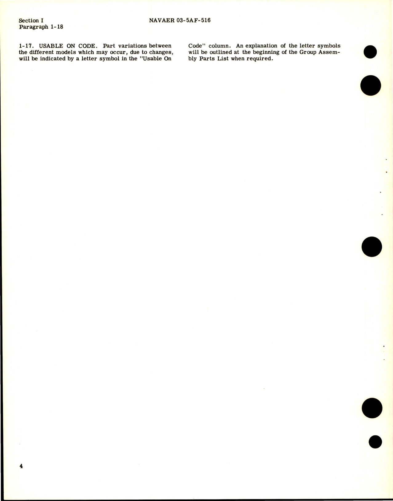 Sample page 6 from AirCorps Library document: Illustrated Parts Breakdown for Voltage Regulator - Part A40A1750