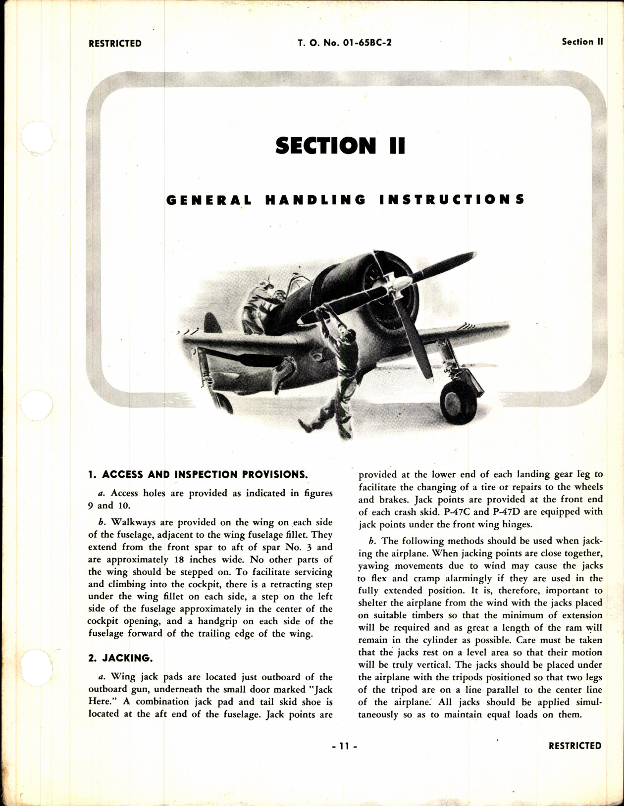 Sample page 7 from AirCorps Library document: Erection and Maintenance Instructions for RP-47b and C, P-47C-1, -2, -5 and P-47D Airplanes