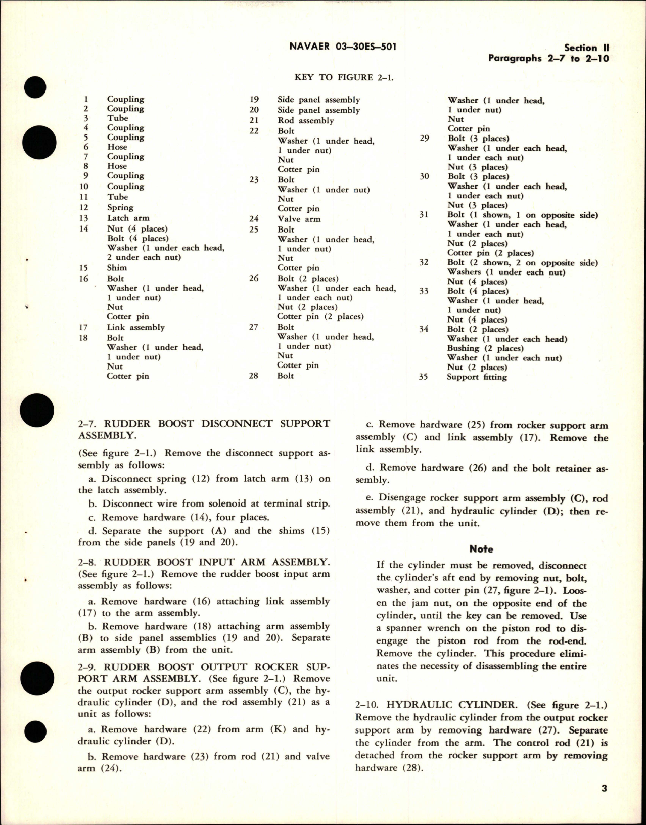 Sample page 9 from AirCorps Library document: Overhaul Instructions for Surface Control Boost Assembly - Parts 41-8061125 and 41-8061150