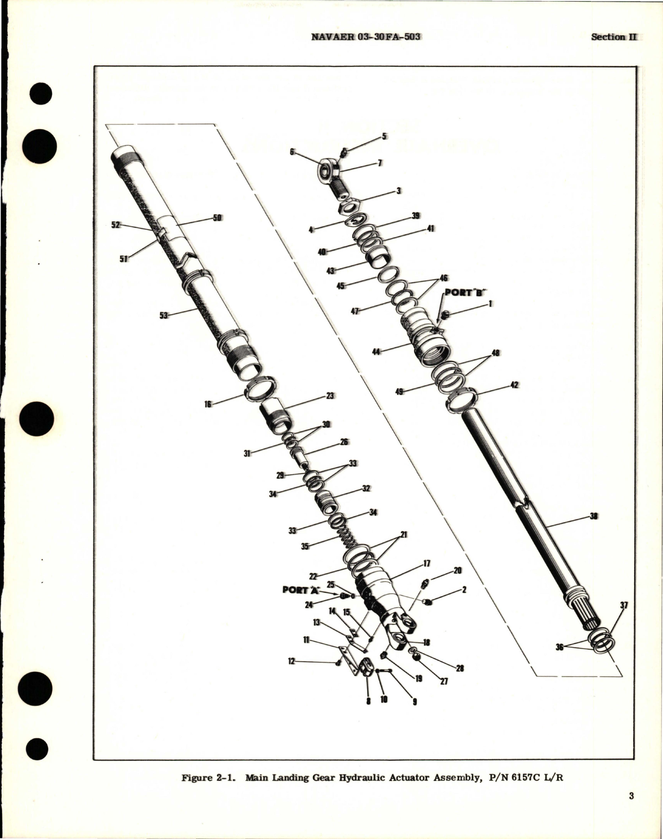 Sample page 5 from AirCorps Library document: Overhaul Instructions for Main Landing Gear Hydraulic Actuator Assembly - Parts 6157C L-R, 6157D L-R, 6157E L-R, and 6157F L-R