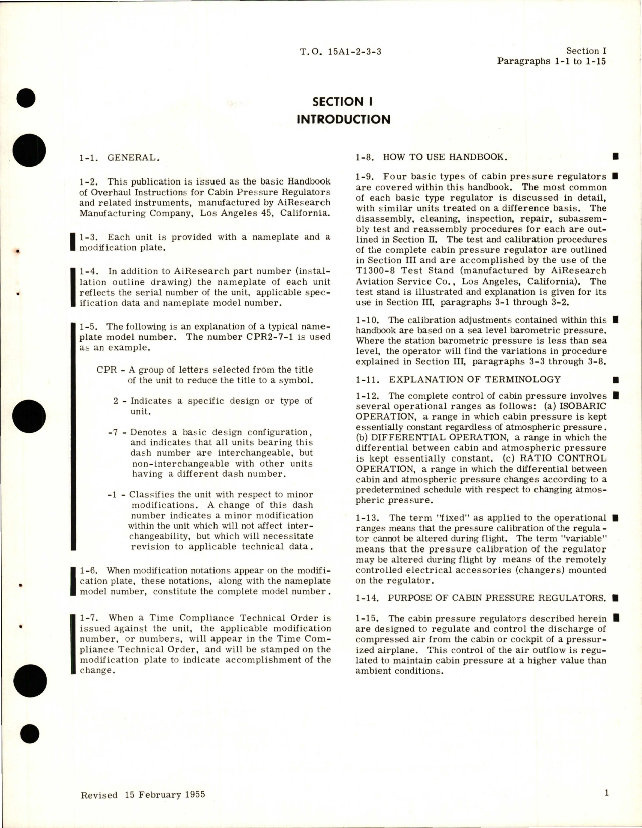 Sample page 9 from AirCorps Library document: Overhaul Instructions for Cabin Pressure Regulators