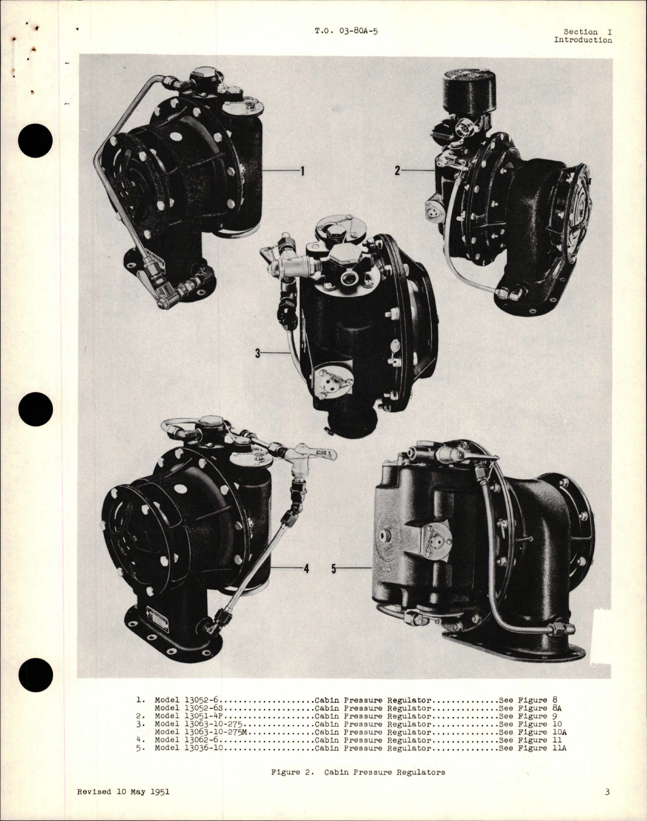 Sample page 7 from AirCorps Library document: Parts Catalog for Cabin Pressure Regulators