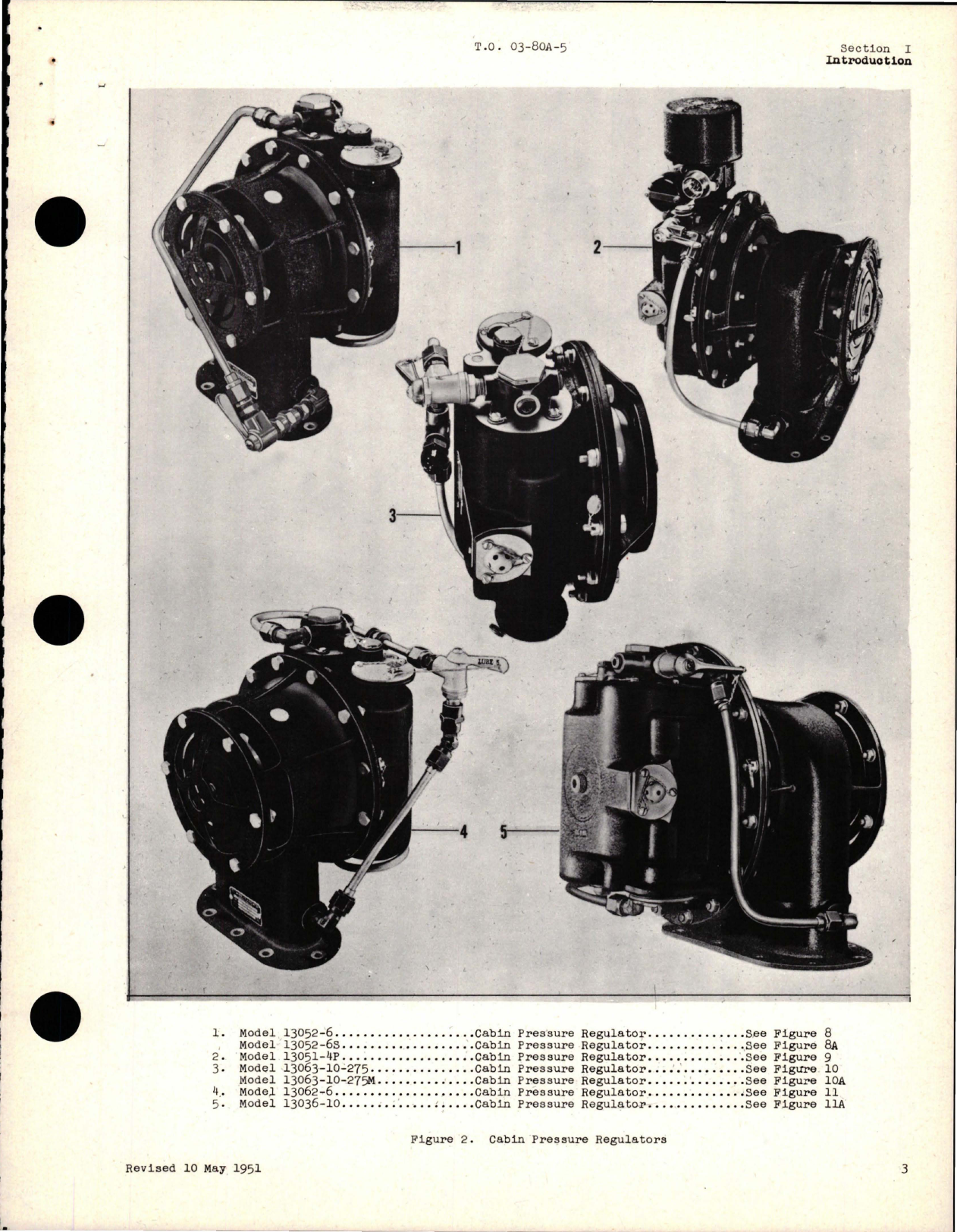 Sample page 7 from AirCorps Library document: Parts Catalog for Cabin Pressure Regulators