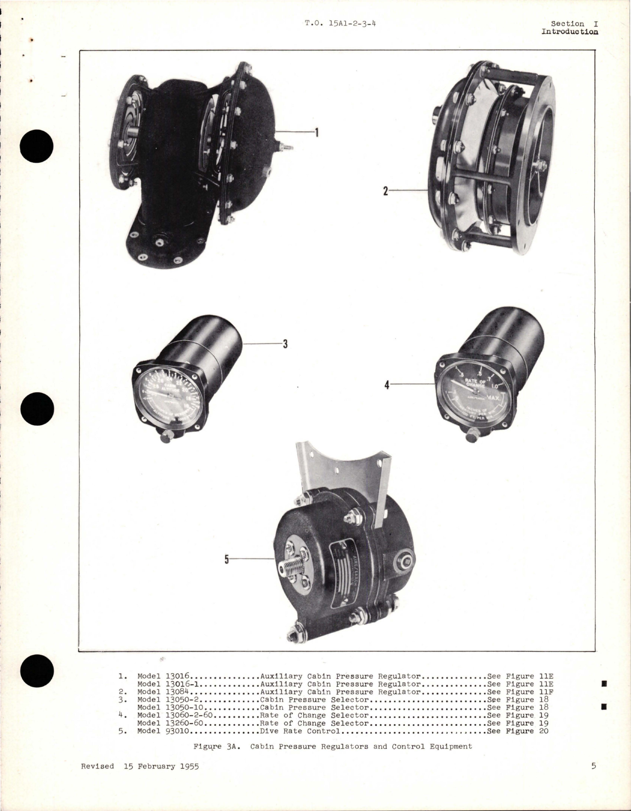 Sample page 9 from AirCorps Library document: Parts Catalog for Cabin Pressure Regulators