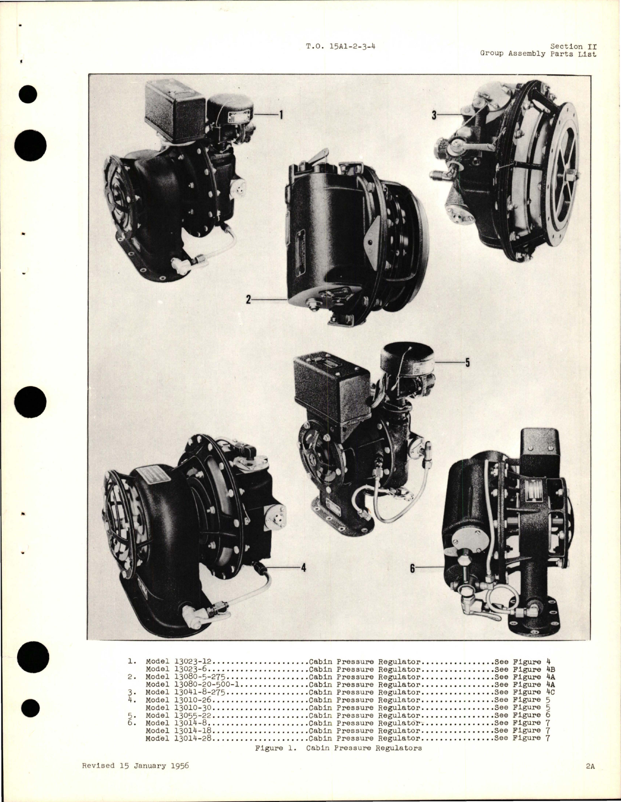 Sample page 7 from AirCorps Library document: Parts Catalog for Cabin Pressure Regulators