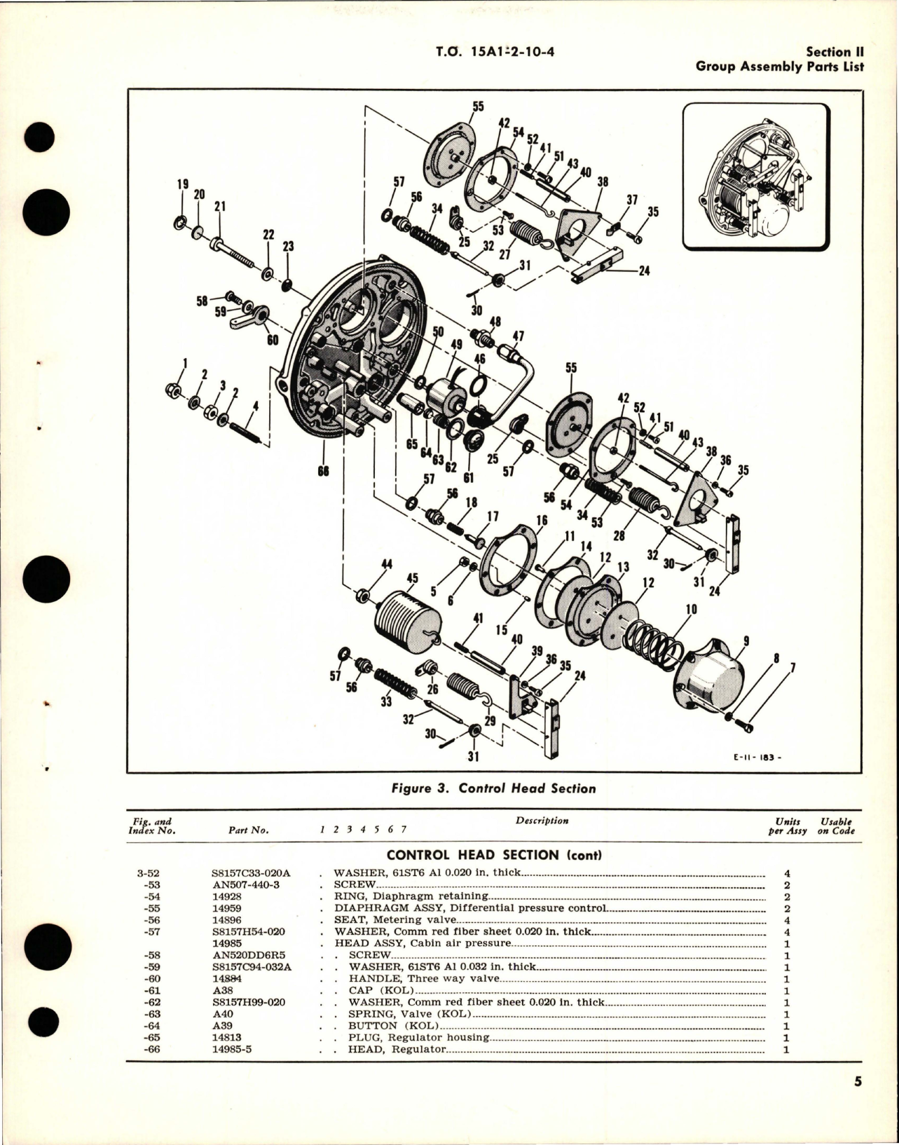 Sample page 7 from AirCorps Library document: Illustrated Parts Breakdown for Aircraft Cabin Air Pressure Regulators