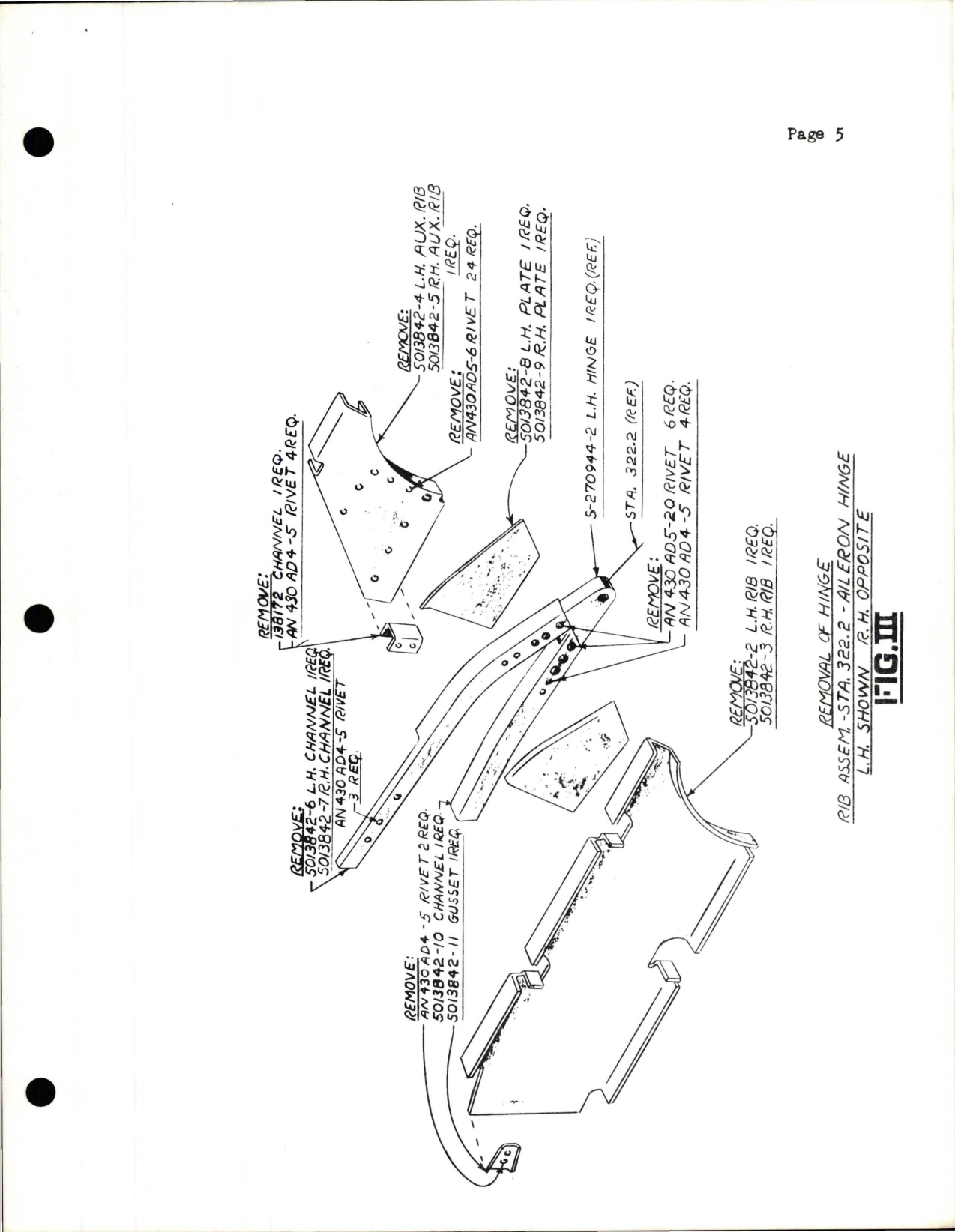 Sample page 5 from AirCorps Library document: Reinforcement of Aileron Hinges