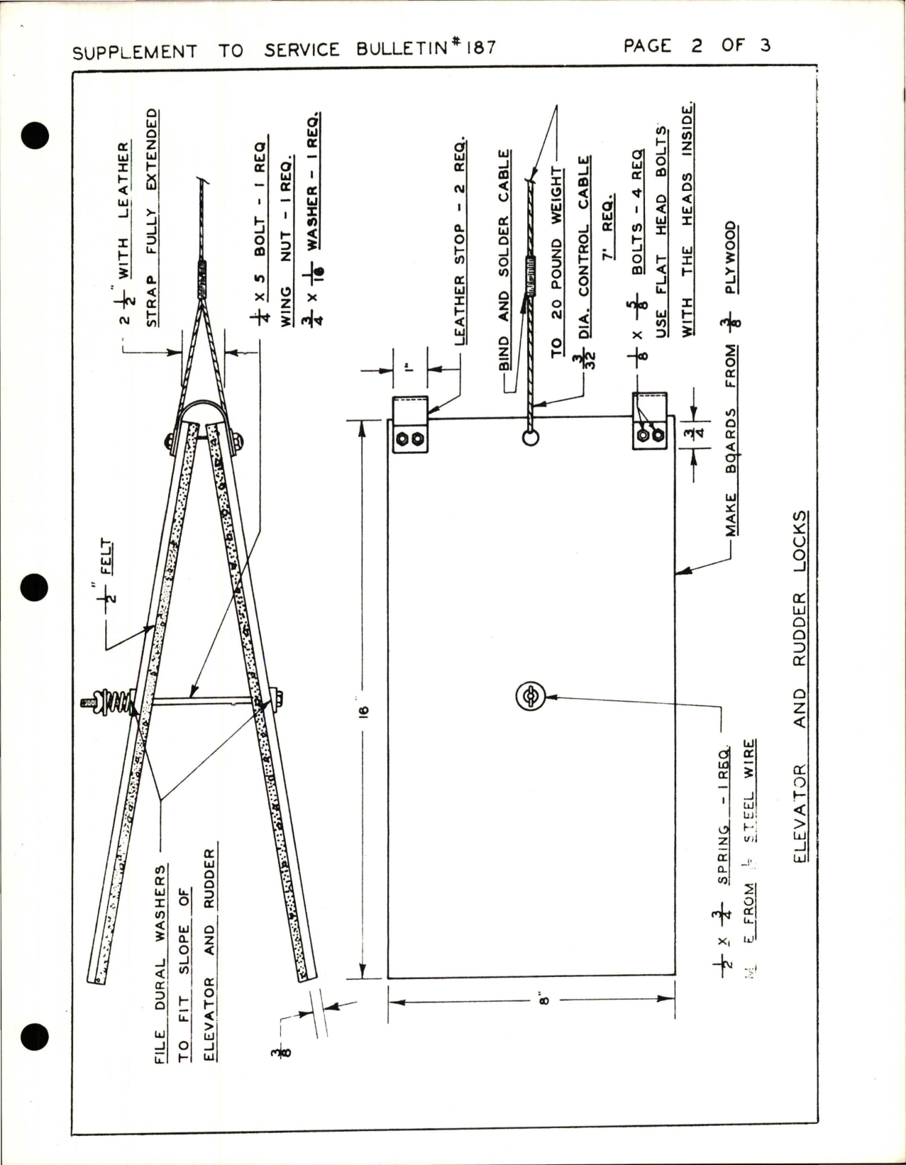 Sample page 5 from AirCorps Library document: External Control Surface Locks