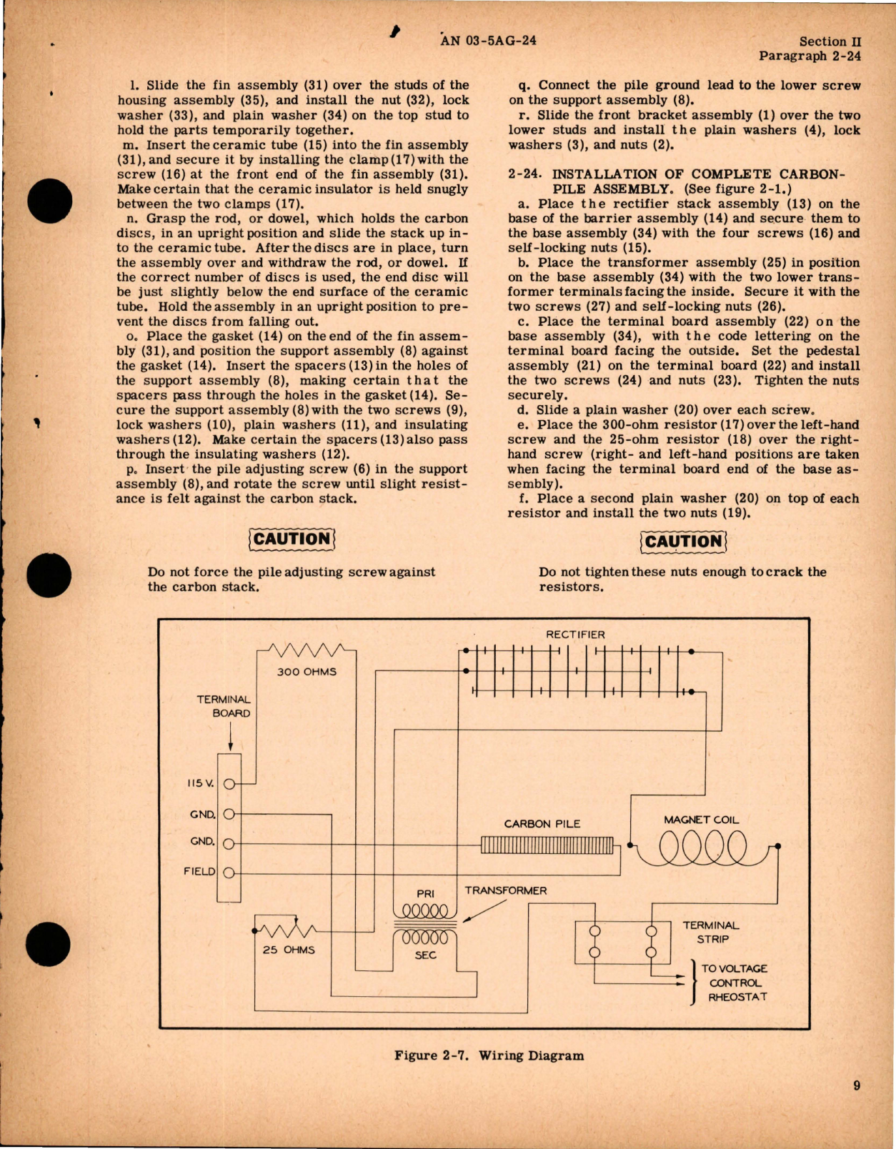 Sample page 7 from AirCorps Library document: Overhaul Instructions for Voltage Regulators - Models F36-70, F45-51, F45-90, F45-95, F49-70, and JH12999-3