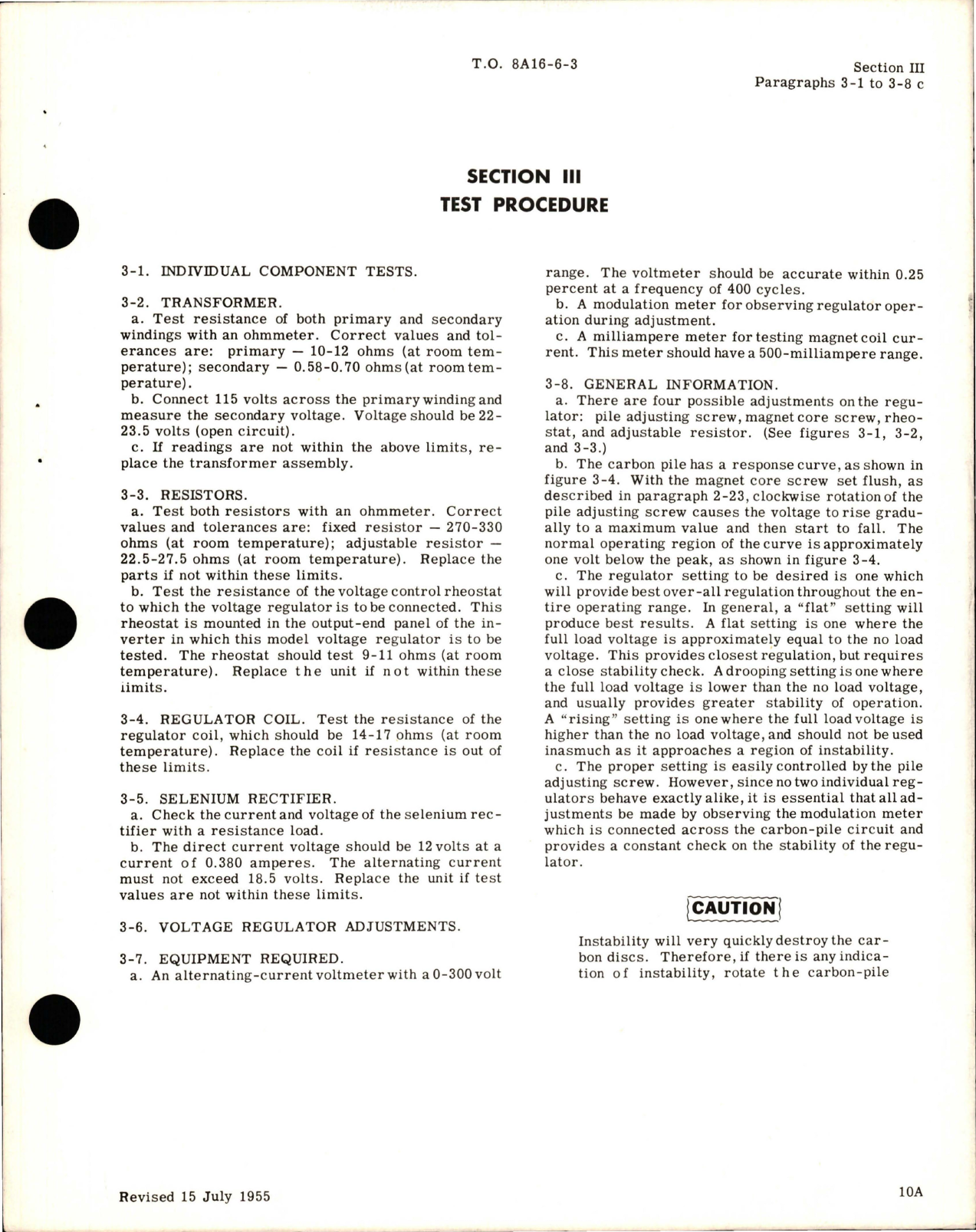 Sample page 5 from AirCorps Library document: Overhaul Instructions for Voltage Regulators - Models F36-70, F45-51, F45-90, F45-95, F47-99, F49-70, and JH12999-3 