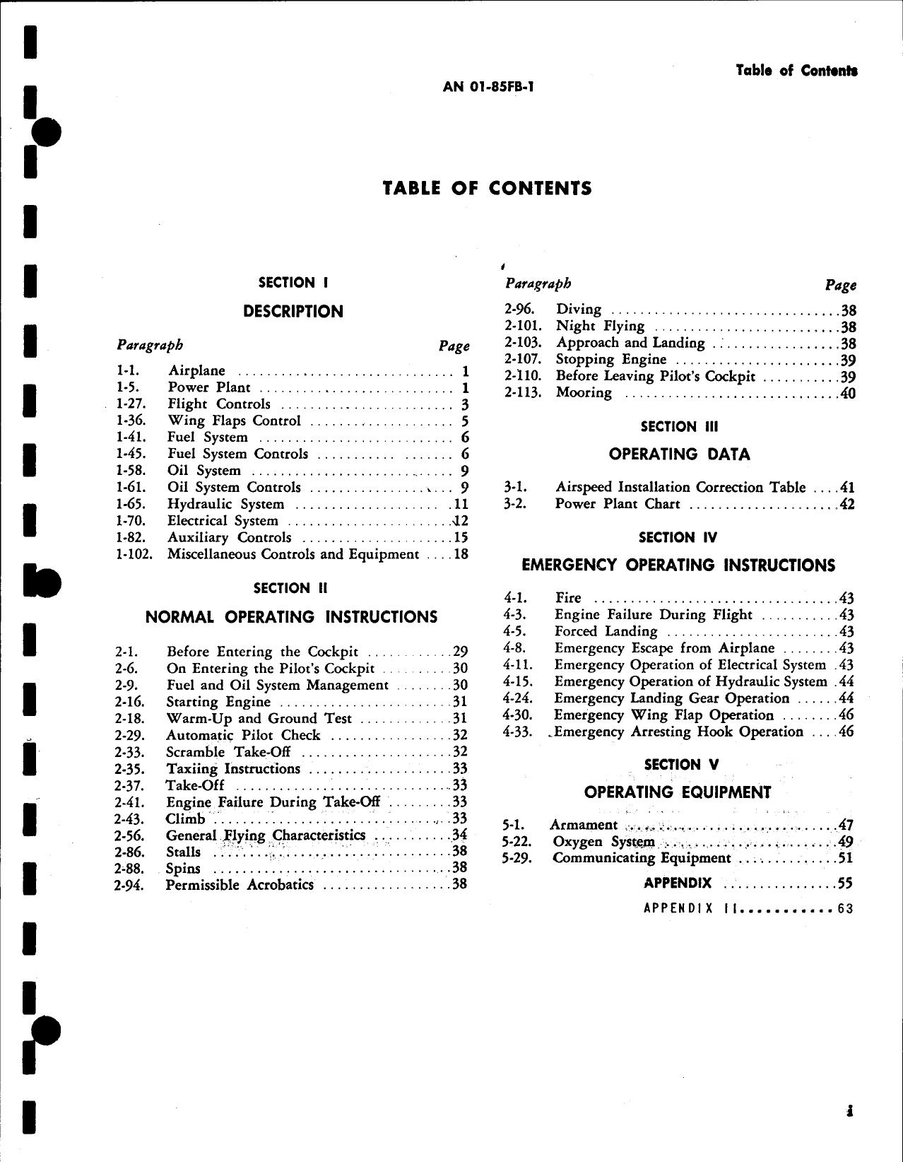Sample page 7 from AirCorps Library document: Pilot's Handbook for Navy Models F6F-3, F6F-3N, F6F-5 and F6F-5N