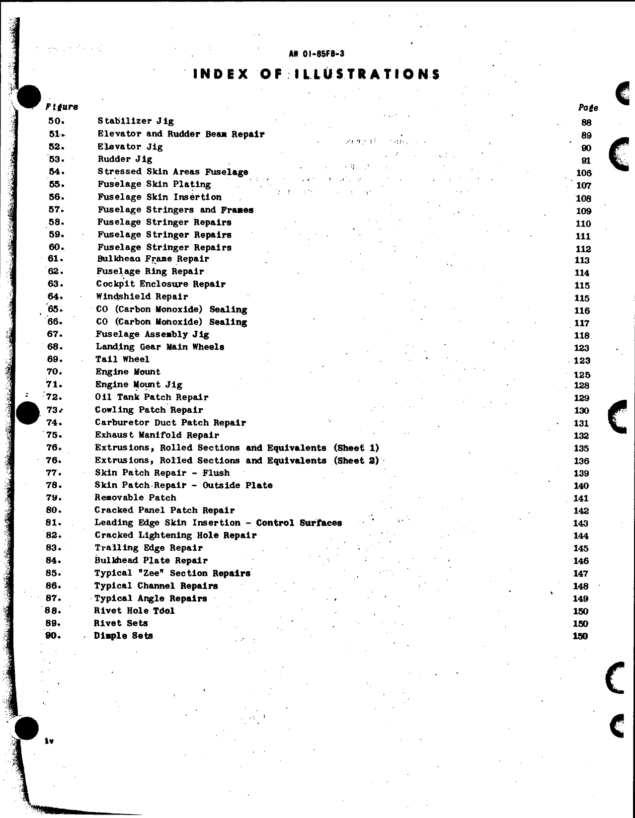 Sample page 6 from AirCorps Library document: Handbook of Structural Repair for Navy Models F6F-3, -3N, -5 and -5N