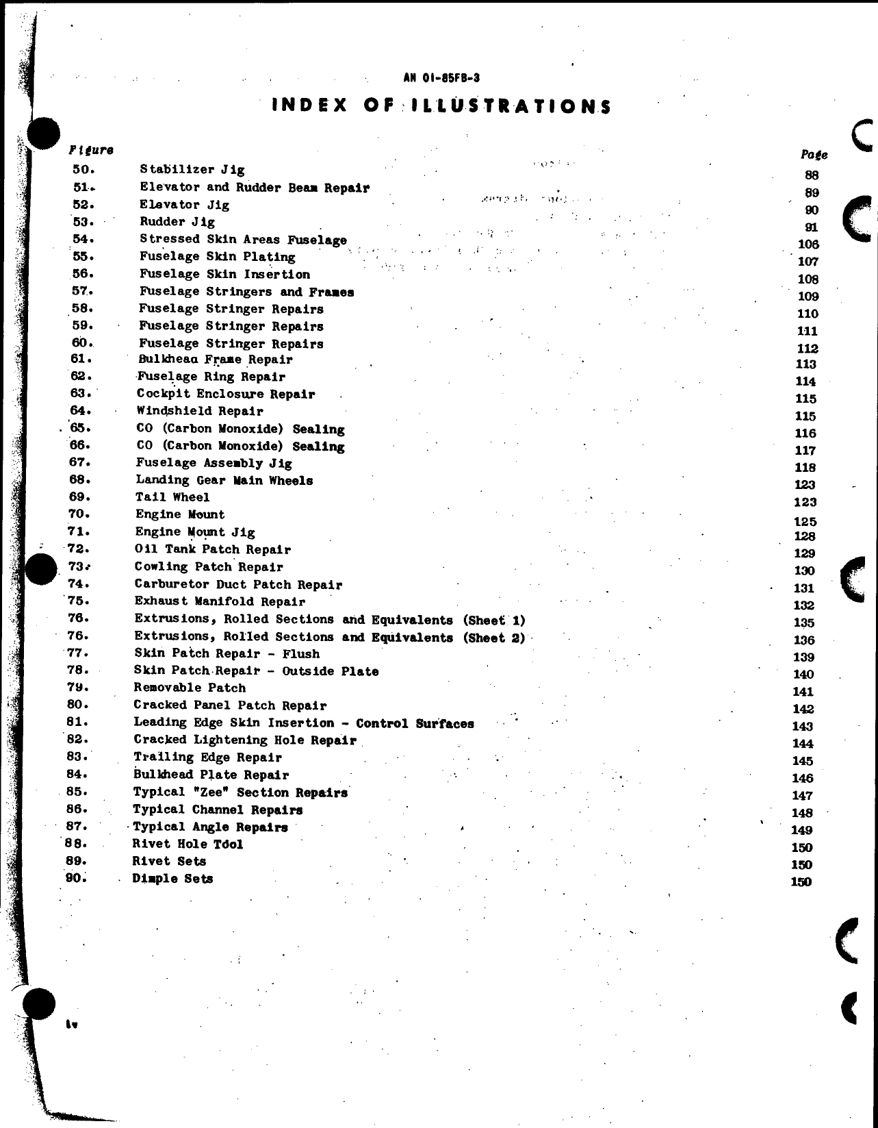 Sample page 7 from AirCorps Library document: Handbook of Structural Repair for Navy Models F6F-3, -3N, -5 and -5N