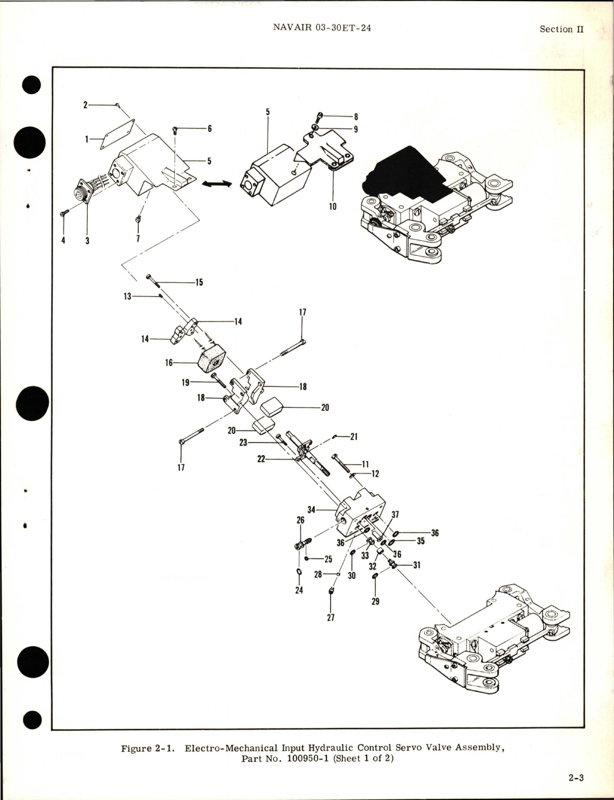 Sample page 9 from AirCorps Library document: Overhaul Instructions for Electro-Mechanical Input Hydraulic Servo Control Valve Assembly - Part 100950-1