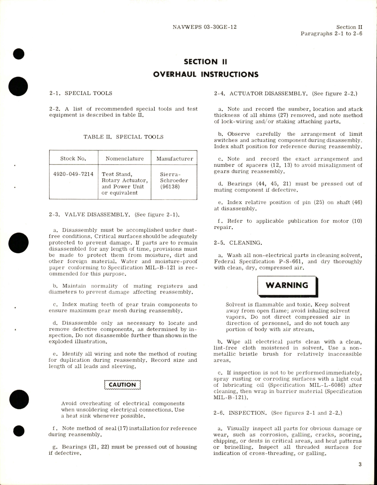 Sample page 5 from AirCorps Library document: Overhaul Instructions for Motor Operated Butterfly Valve - Part 306800