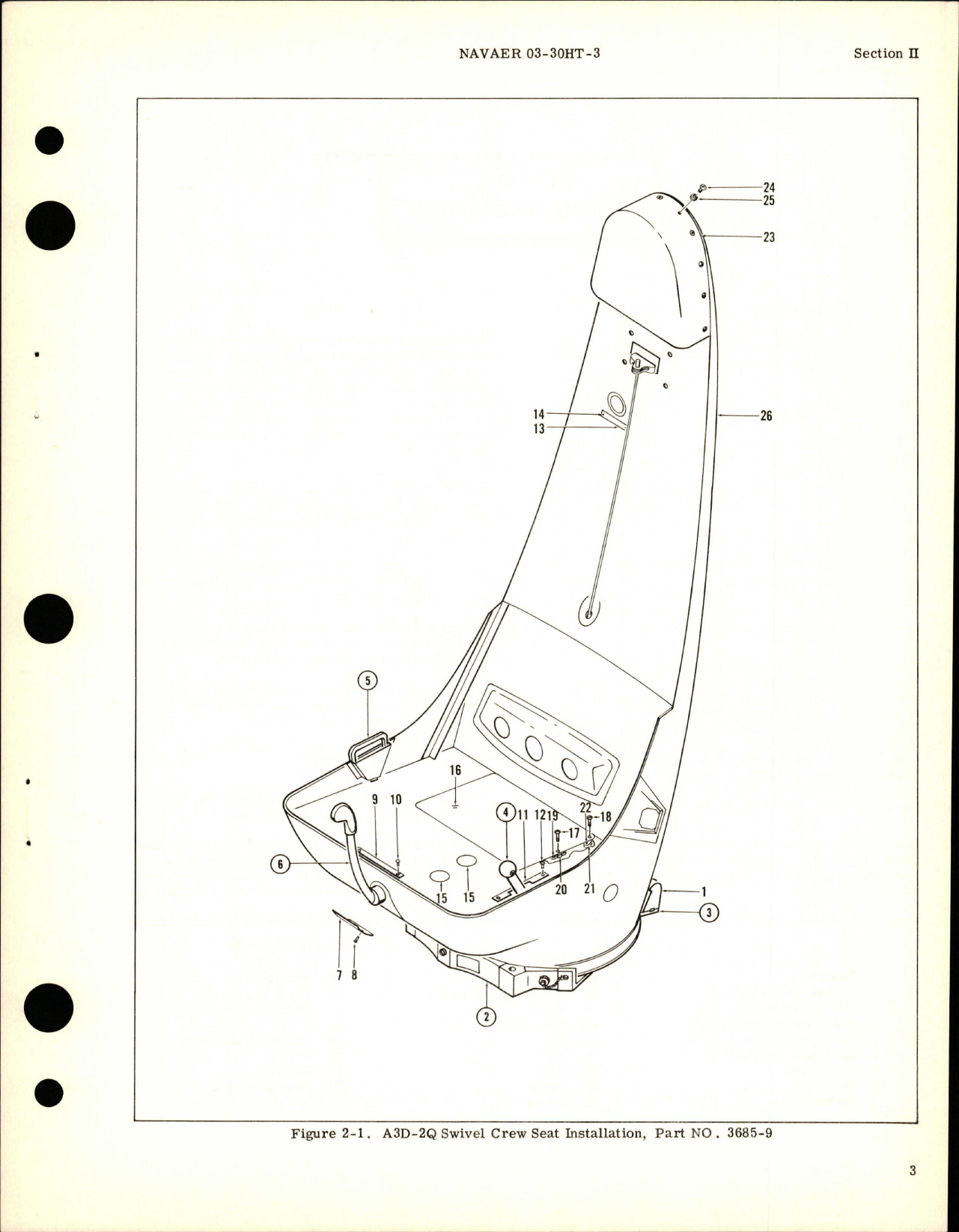 Sample page 7 from AirCorps Library document: Overhaul Instructions for Swivel Crew Seat - A3D-2Q - Part 3685-9