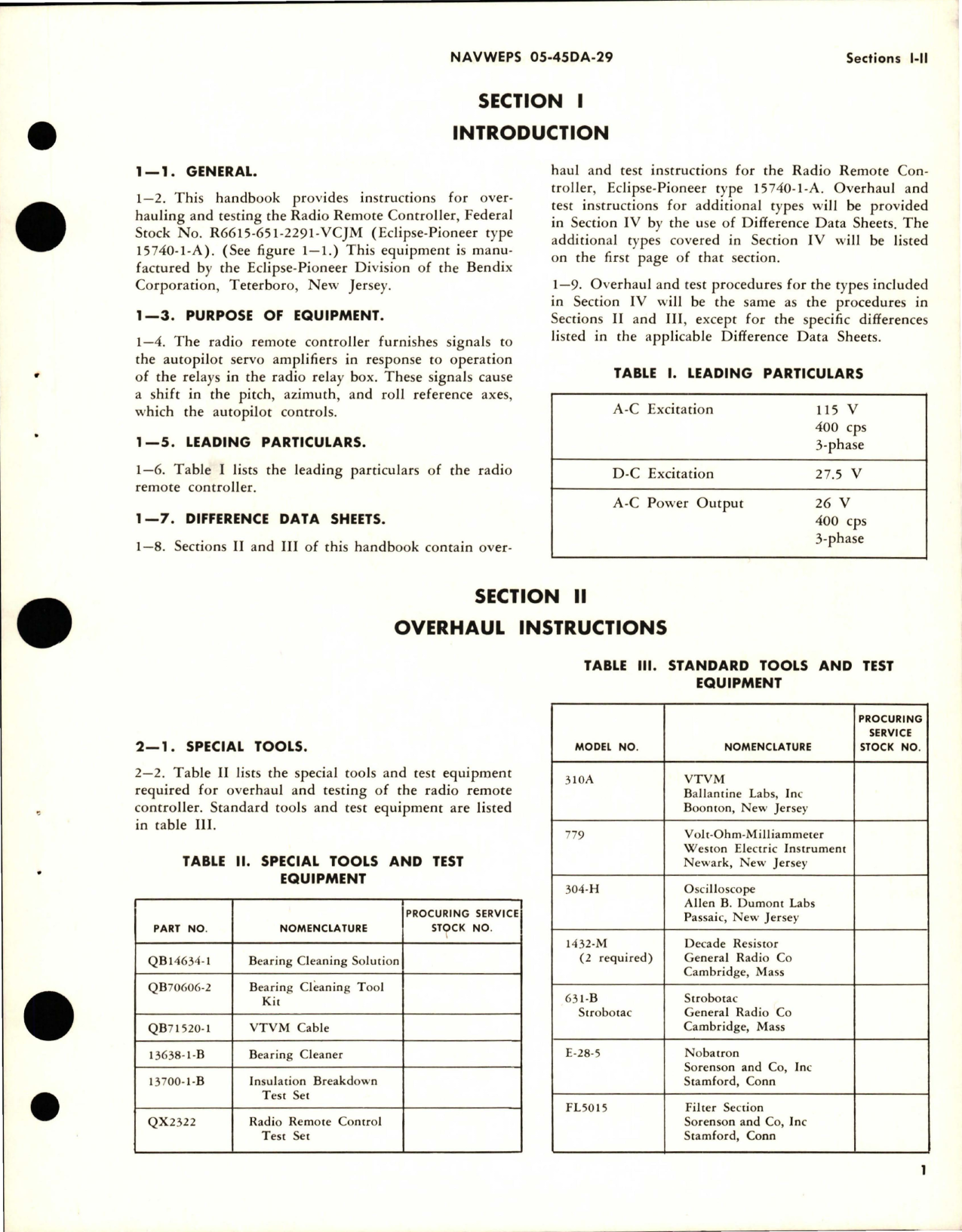 Sample page 5 from AirCorps Library document: Overhaul Instructions for Radio Remote Controller - Part 15740-1-A
