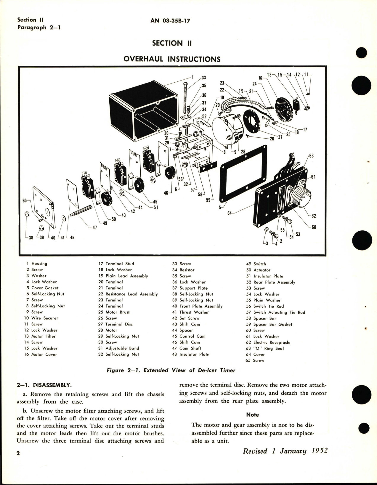 Sample page 6 from AirCorps Library document: Overhaul Instructions for De-Icer Timers - Models 74217, 74266, 556989, 556990, and 556991