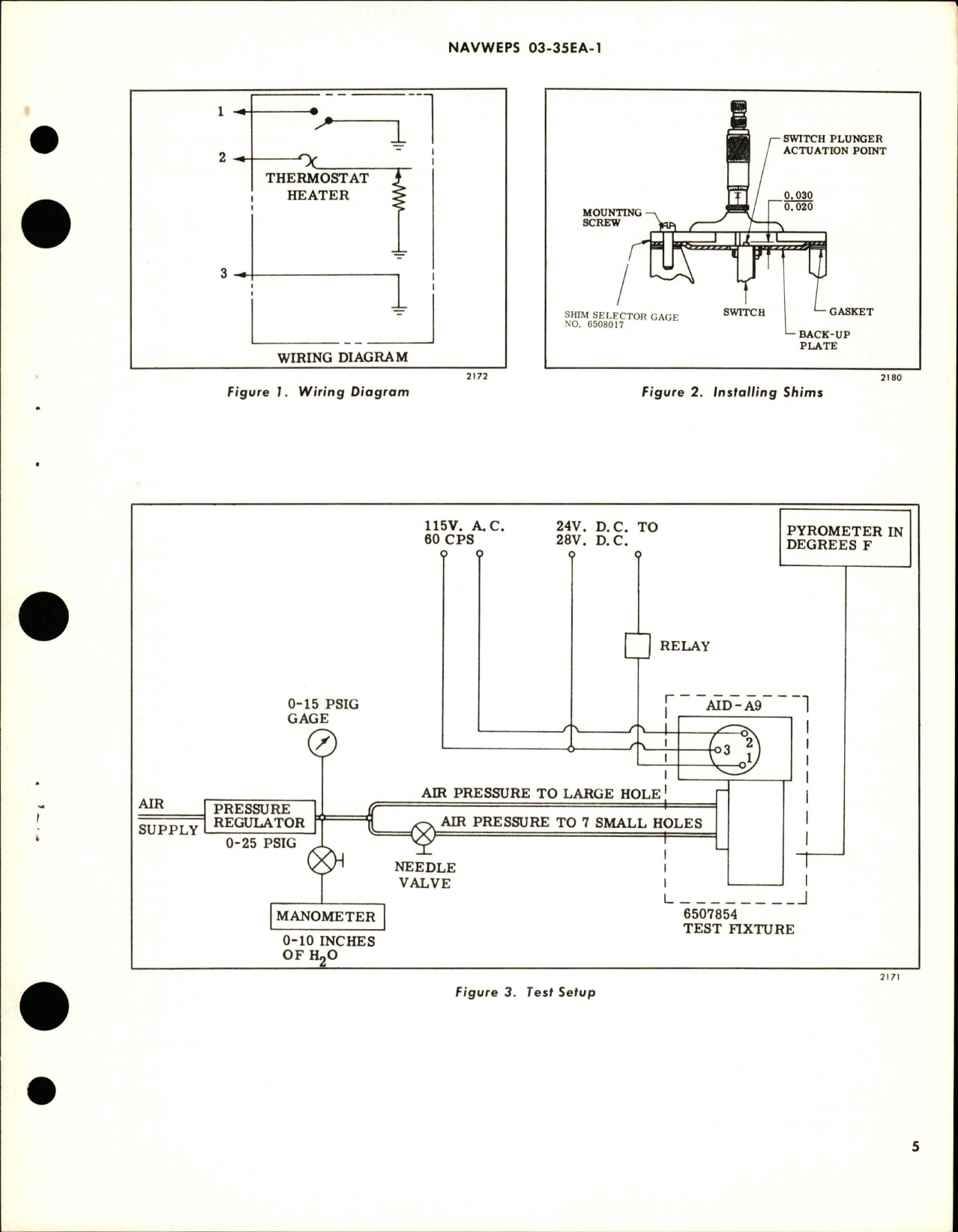 Sample page 5 from AirCorps Library document: Overhaul Instructions with Parts Breakdown for Ice Detector - Part 6506331 - Model AID-A9