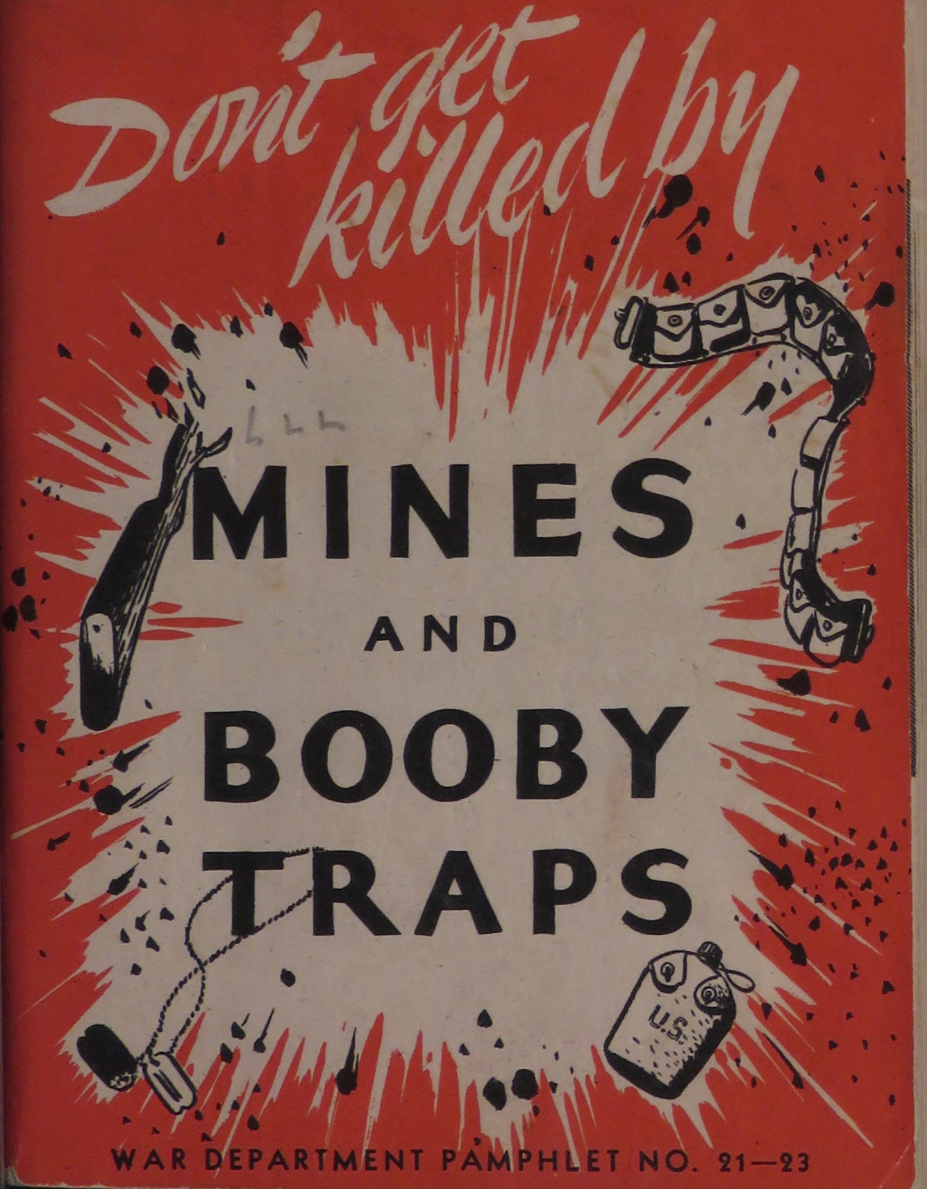 Sample page 1 from AirCorps Library document: Don't Get Killed by Mines and Booby Traps