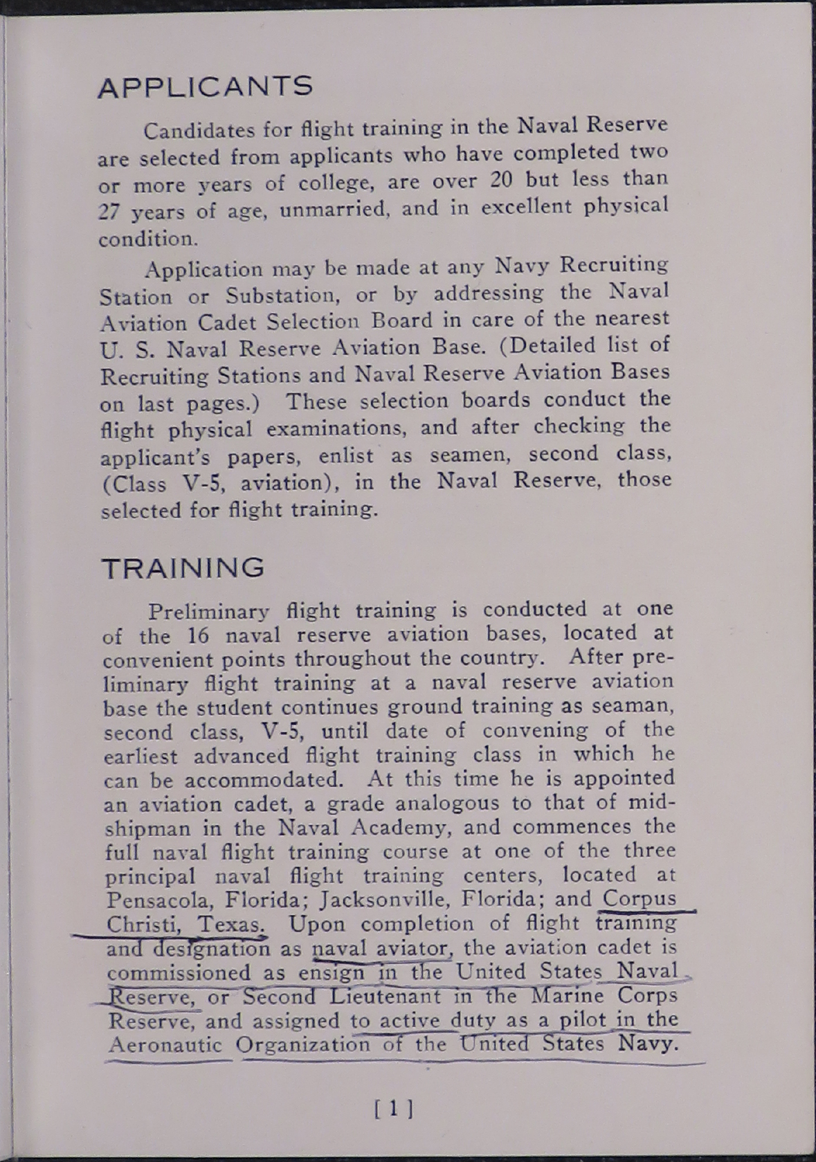 Sample page 7 from AirCorps Library document: Navy Wings - What These Mean to You