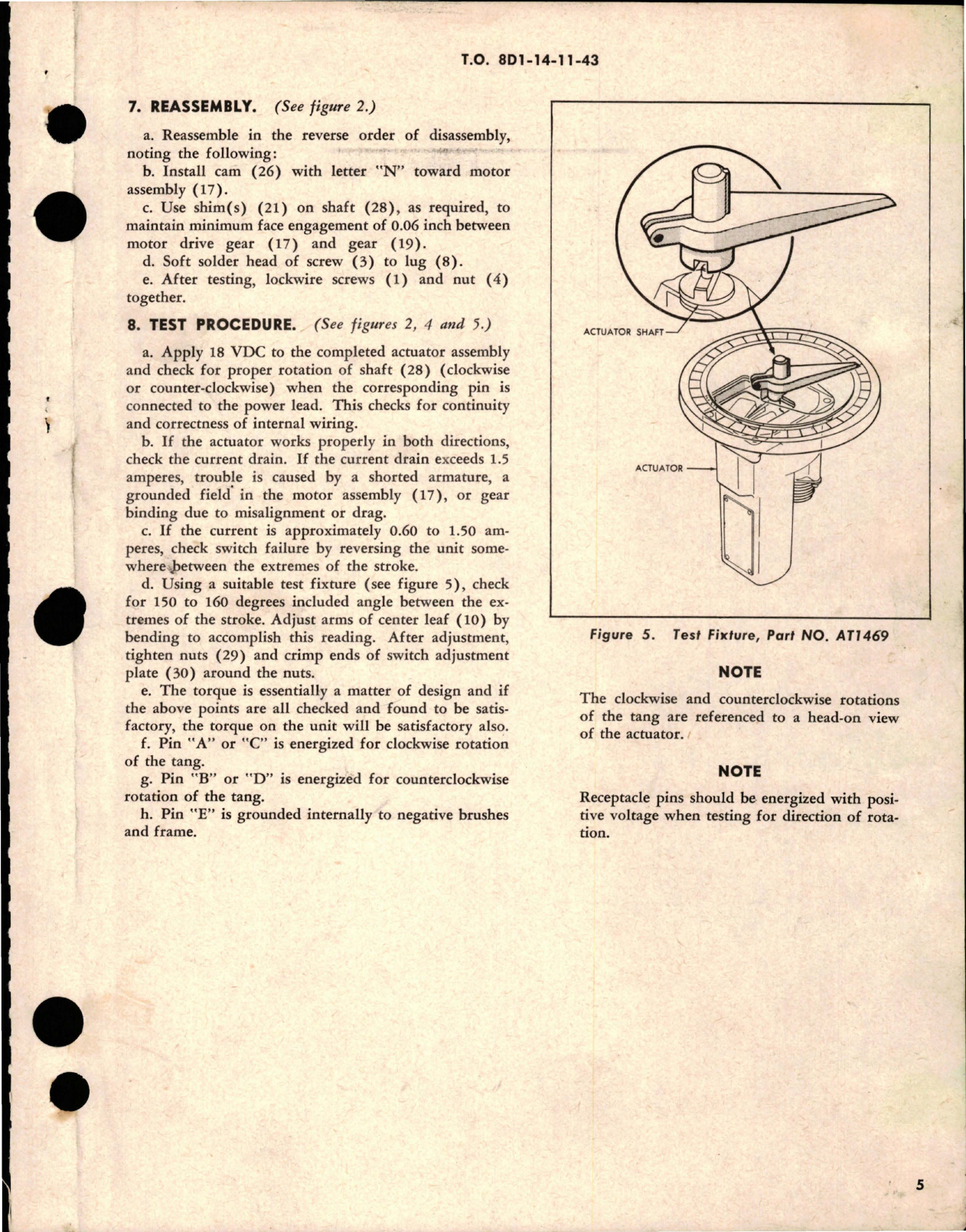 Sample page 5 from AirCorps Library document: Overhaul with Parts Breakdown for Actuator Assembly - Part WA8003