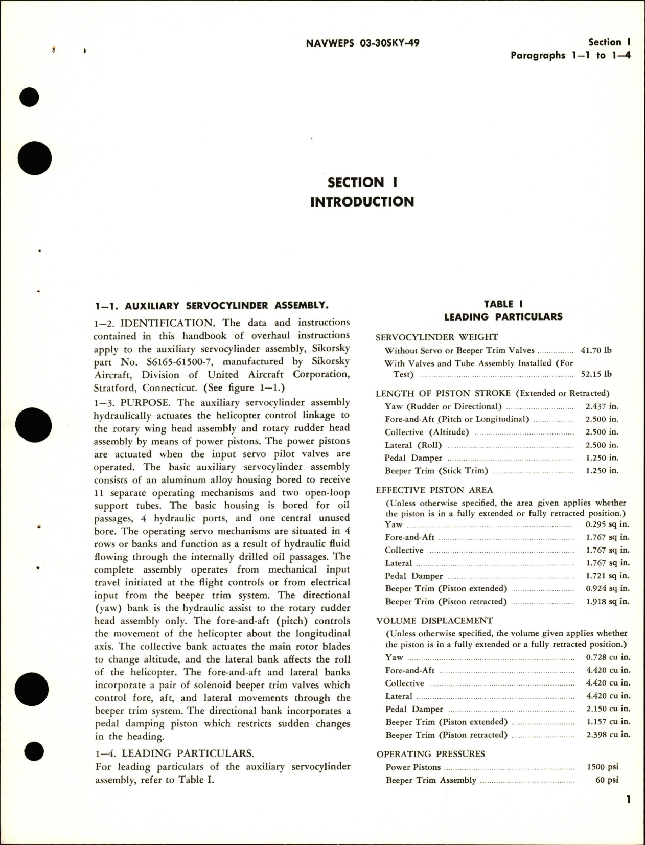 Sample page 5 from AirCorps Library document: Overhaul Instructions for Auxiliary Servocylinder Assembly - Part S6165-61500-7