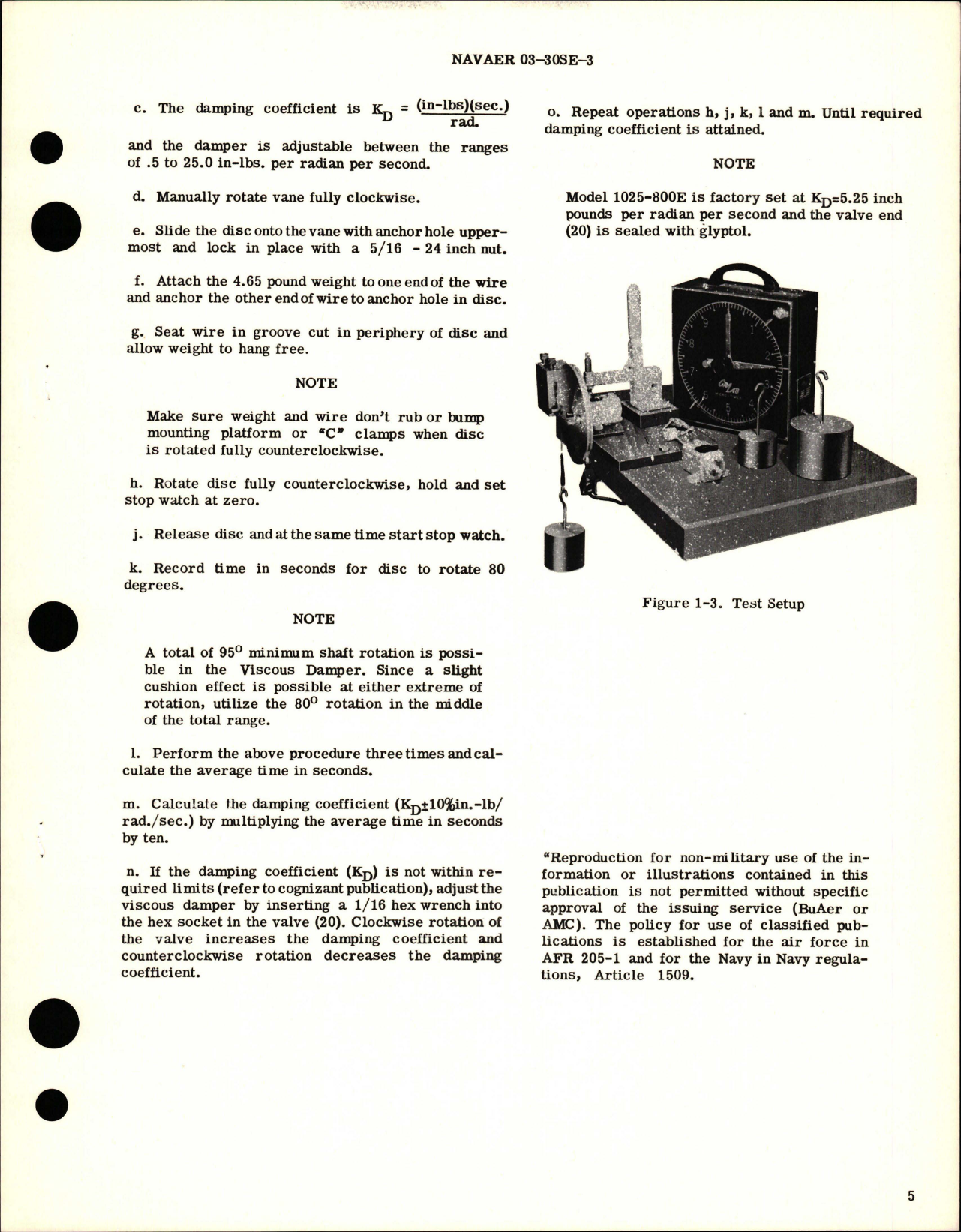 Sample page 5 from AirCorps Library document: Overhaul Instructions with Parts Breakdown for Viscous Damper - 1025 - 800