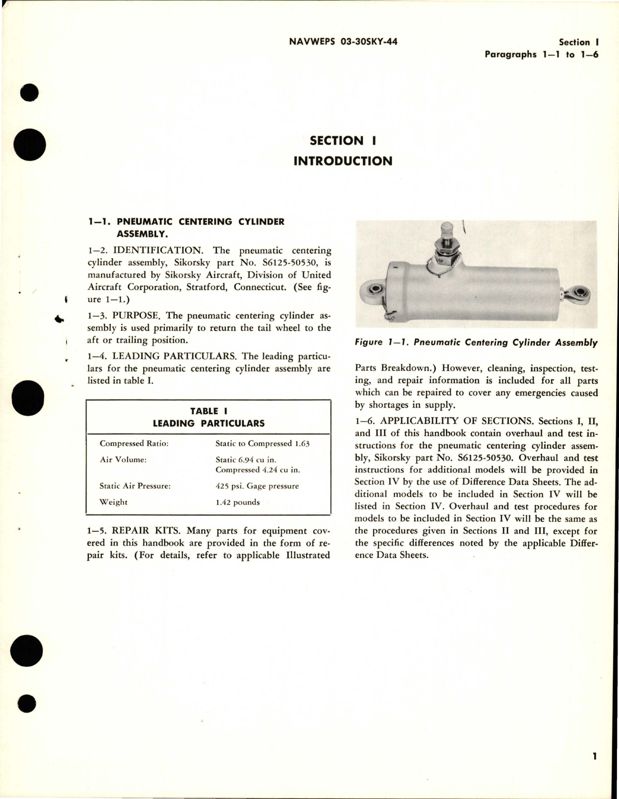 Sample page 5 from AirCorps Library document: Overhaul Instructions for Pneumatic Centering Cylinder Assembly - Part S6125-50530