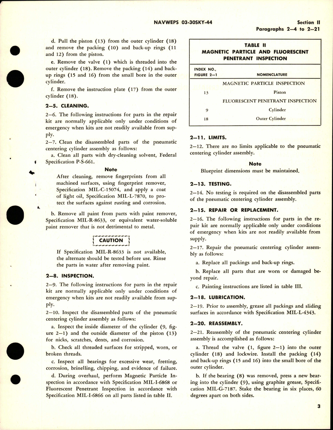 Sample page 7 from AirCorps Library document: Overhaul Instructions for Pneumatic Centering Cylinder Assembly - Part S6125-50530