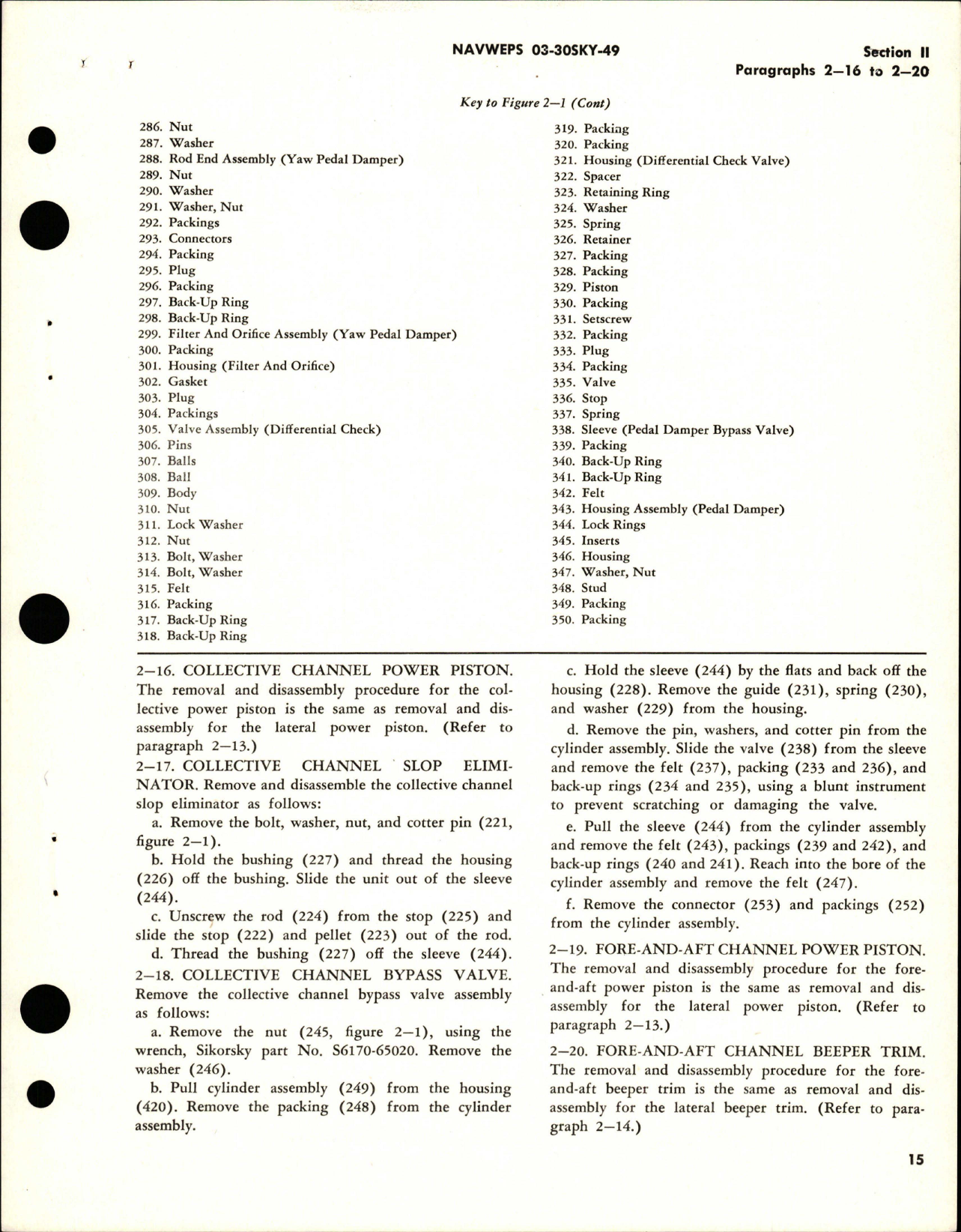 Sample page 9 from AirCorps Library document: Overhaul Instructions for Auxiliary Servocylinder Assembly - Parts S6165-61500-6, S6165-61500-7, and S6165-61500-10