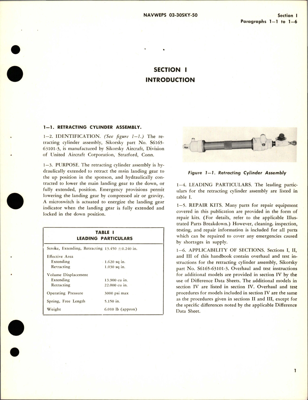 Sample page 5 from AirCorps Library document: Overhaul Instructions for Retracting Cylinder Assembly - Parts S6165-63101-3 and S6165-63101-4