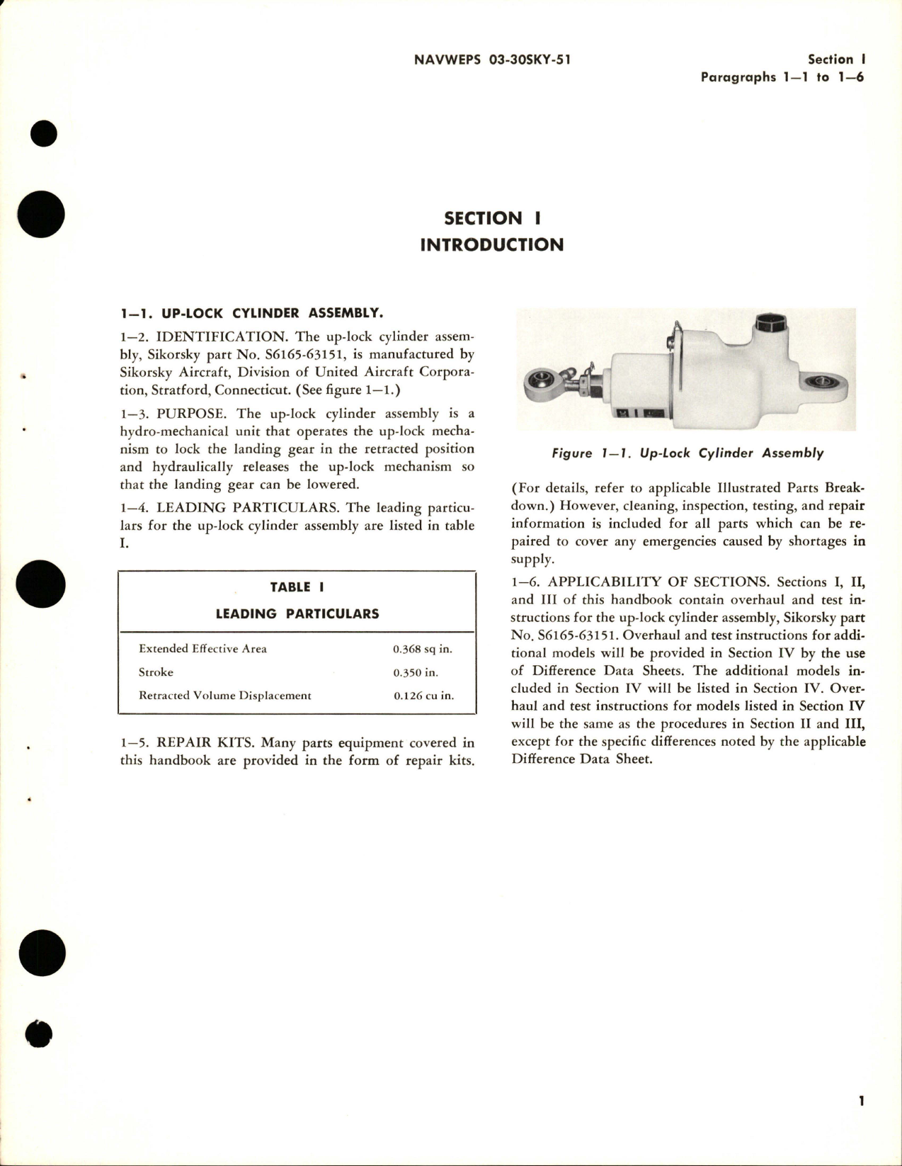 Sample page 5 from AirCorps Library document: Overhaul Instructions for Up-Lock Cylinder Assembly - Part S6165-63151