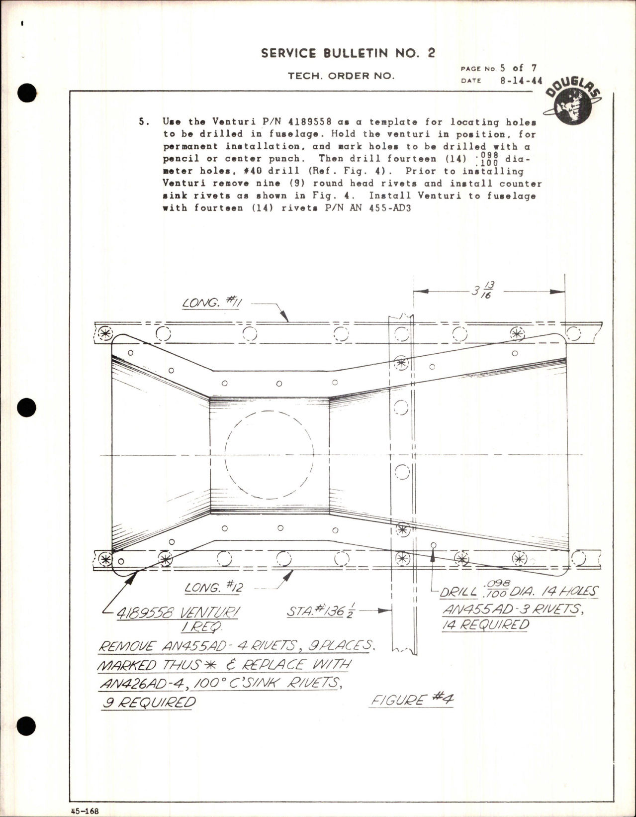 Sample page 5 from AirCorps Library document: Installation of Provisions for Cooling the Main Electrical Junctions Box & Carbon Pile Voltage Regulators