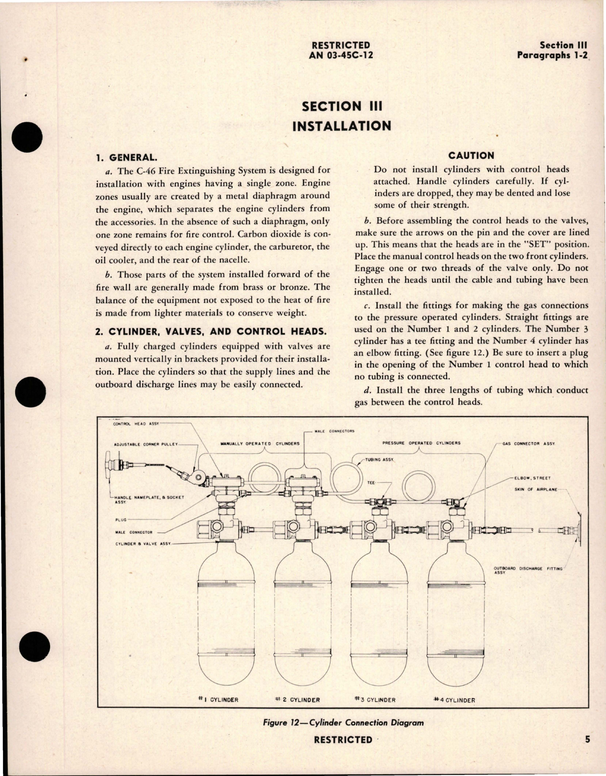 Sample page 7 from AirCorps Library document: Instructions with Parts Catalog for Type C-46 Fire Extinguisher System