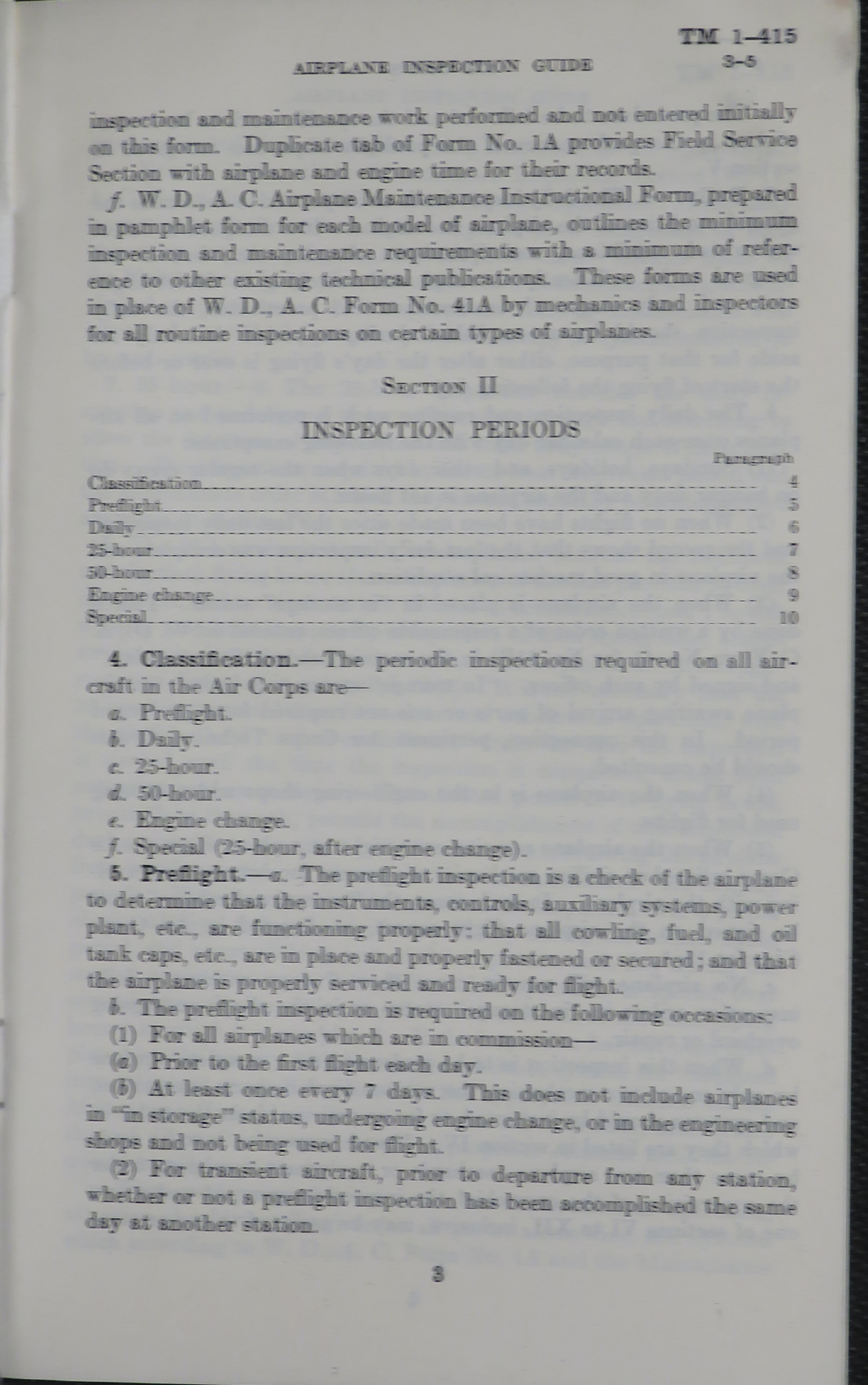 Sample page 5 from AirCorps Library document: Technical Manual for Airplane Inspection Guide